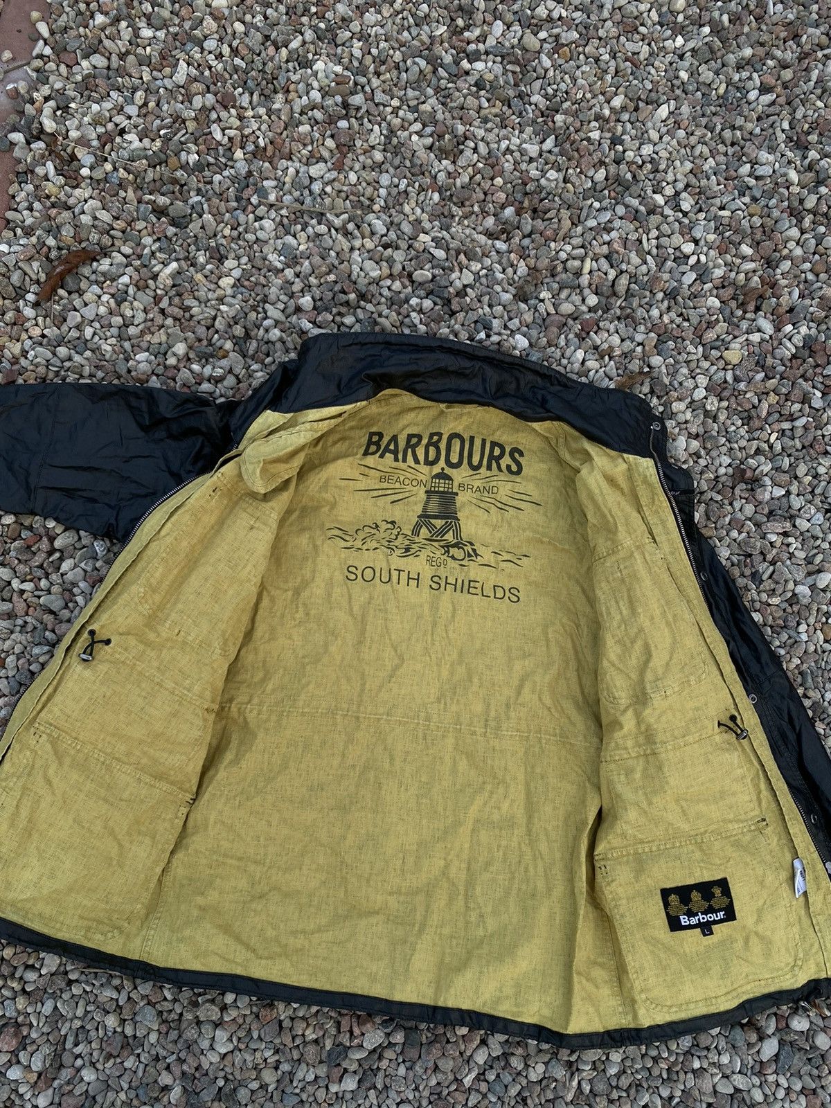 Barbour × Vintage Barbour vintage Duralinen dryfly jacket Size US L / EU 52-54 / 3 - 16 Thumbnail