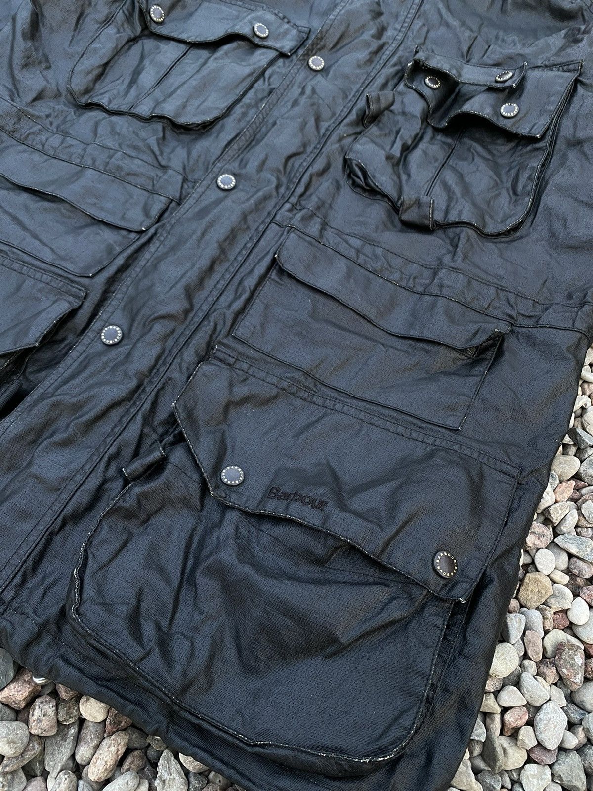 Barbour × Vintage Barbour vintage Duralinen dryfly jacket Size US L / EU 52-54 / 3 - 4 Thumbnail