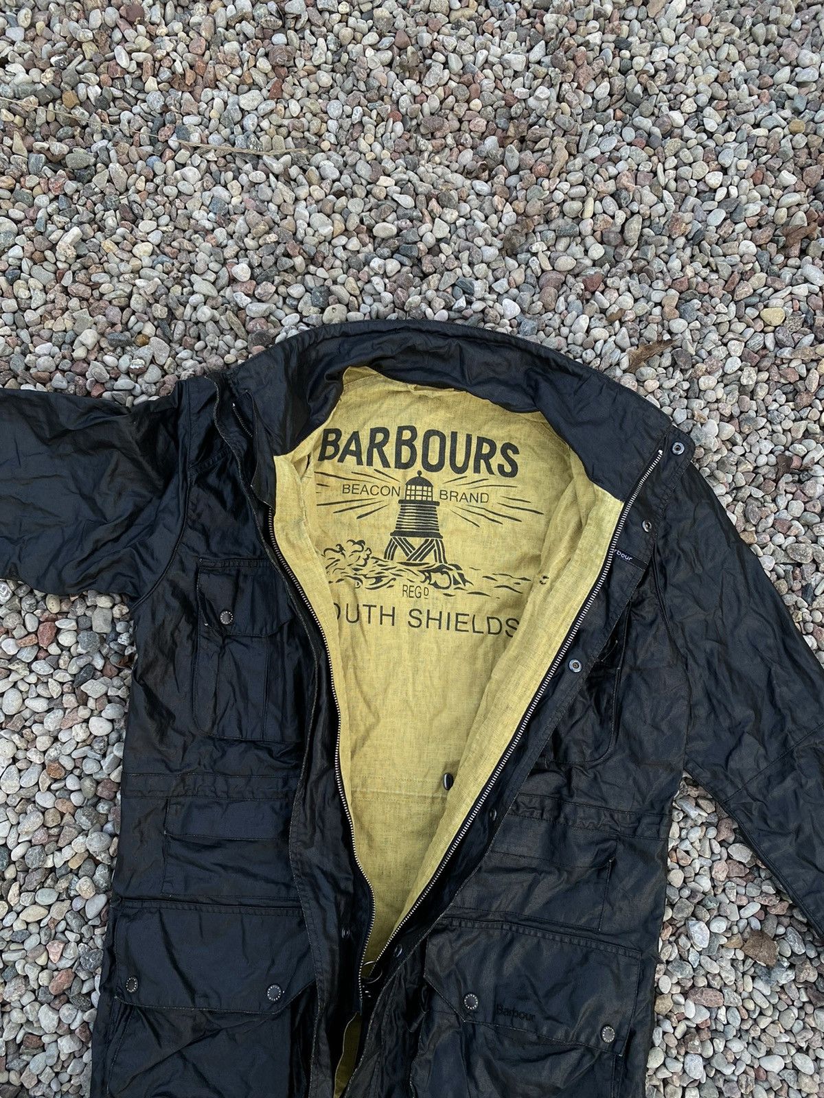 Barbour × Vintage Barbour vintage Duralinen dryfly jacket Size US L / EU 52-54 / 3 - 15 Thumbnail