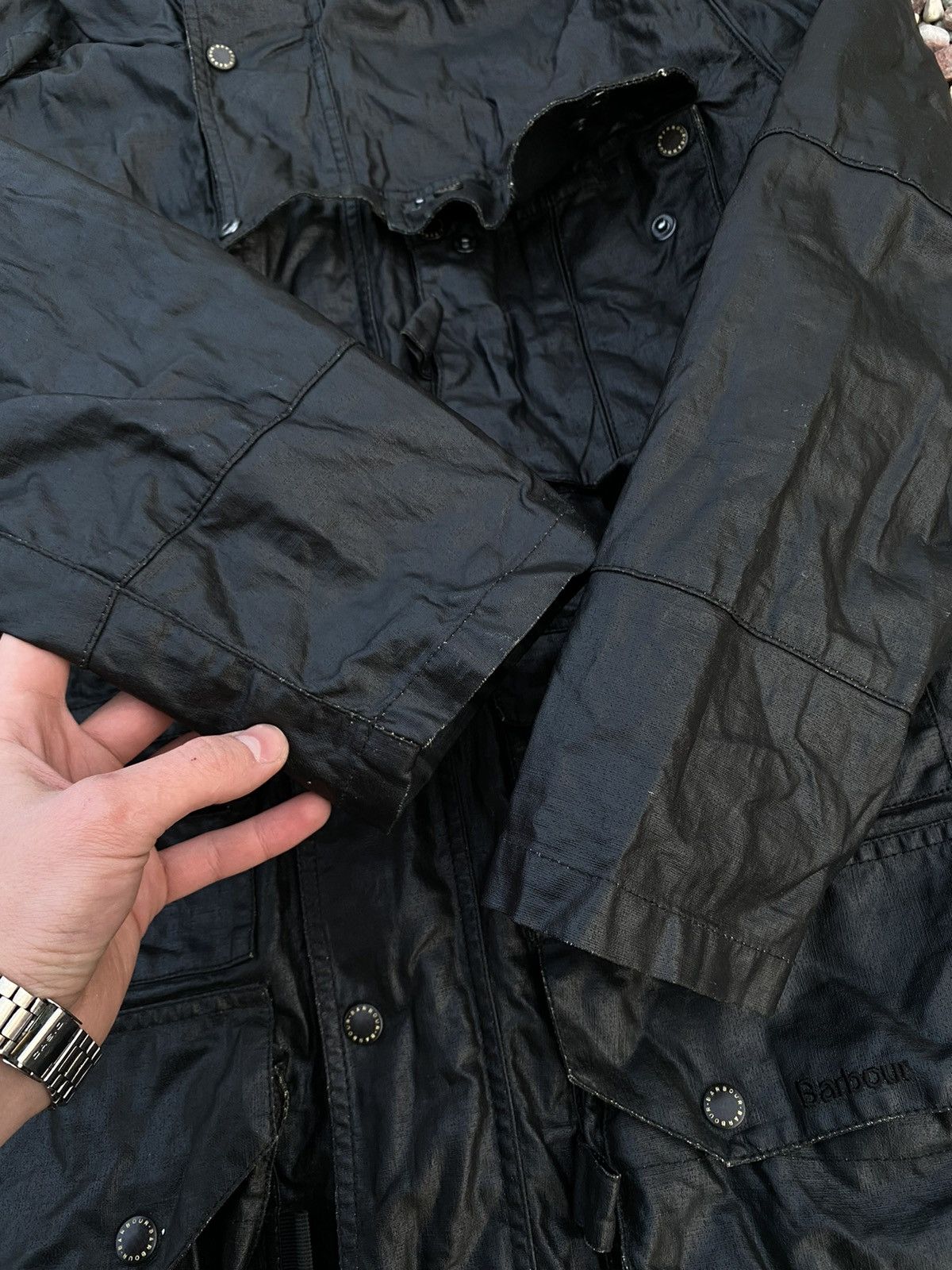 Barbour × Vintage Barbour vintage Duralinen dryfly jacket Size US L / EU 52-54 / 3 - 11 Thumbnail