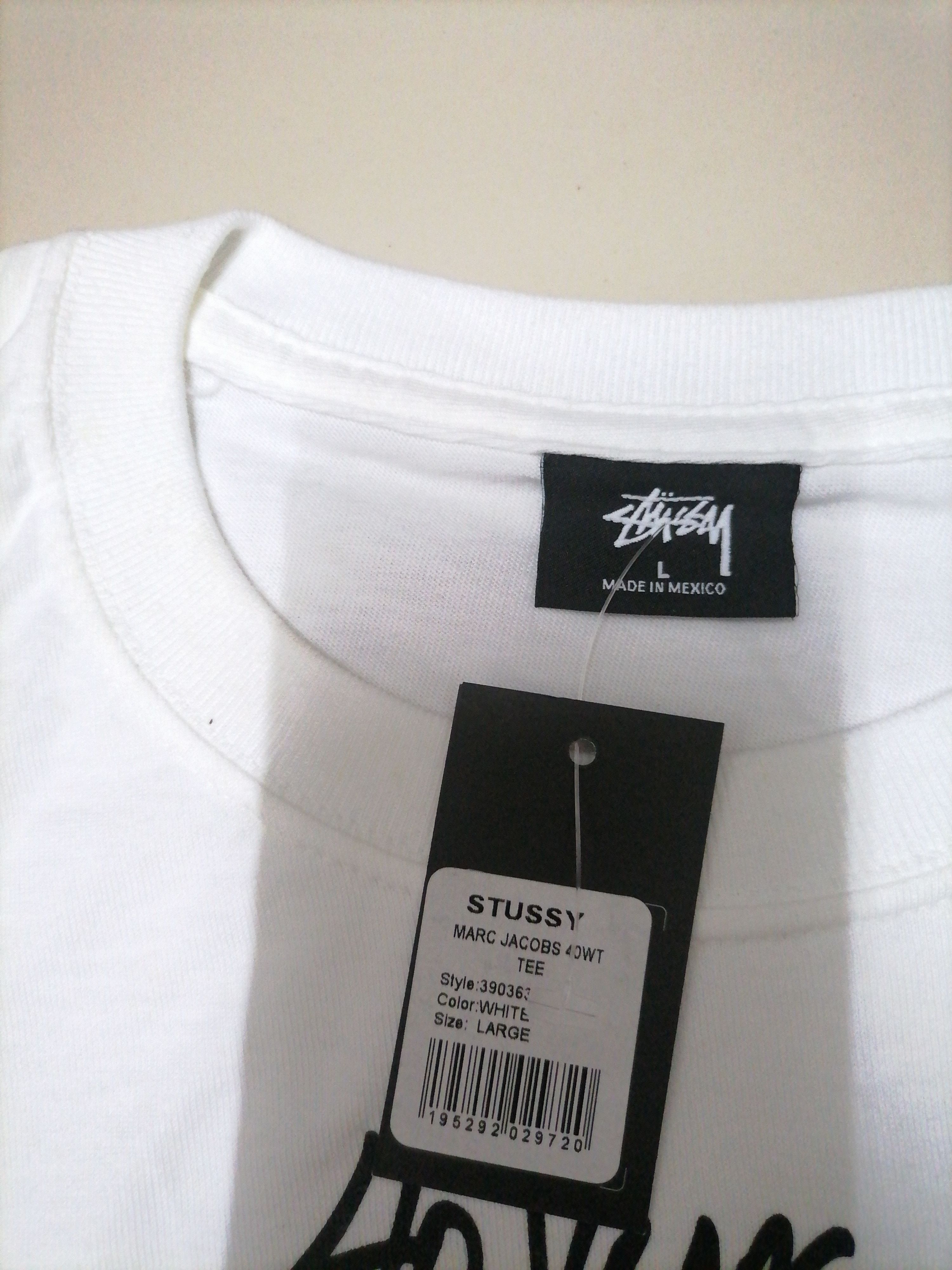 Marc Jacobs Rare Stussy x Marc Jacobs 40th Anniversary T-shirt Size US L / EU 52-54 / 3 - 3 Thumbnail