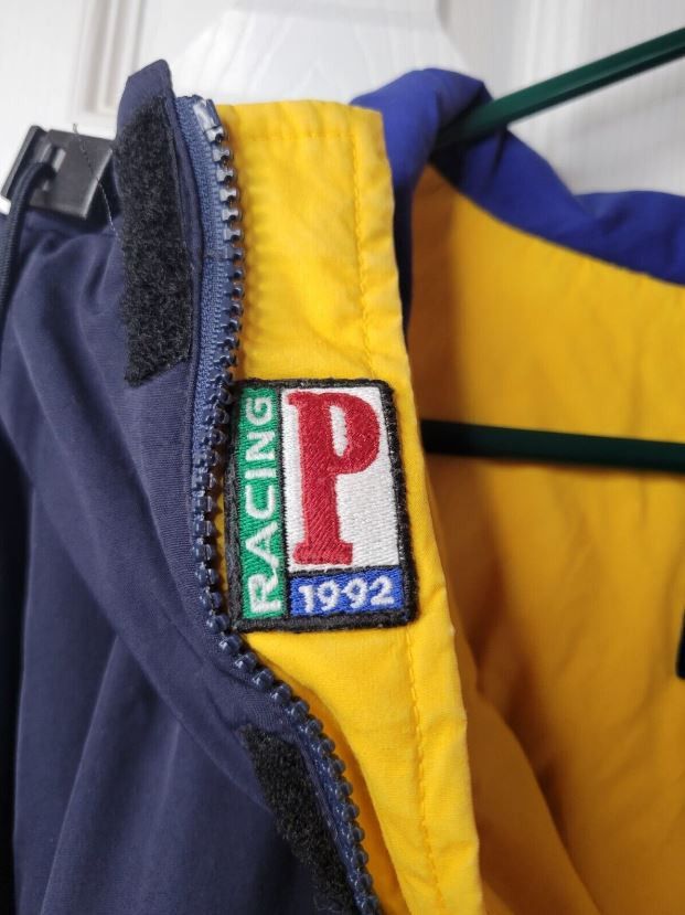 Polo Ralph Lauren Vintage Polo Ralph Lauren Blue P Racing Pullover Large Size US L / EU 52-54 / 3 - 4 Thumbnail