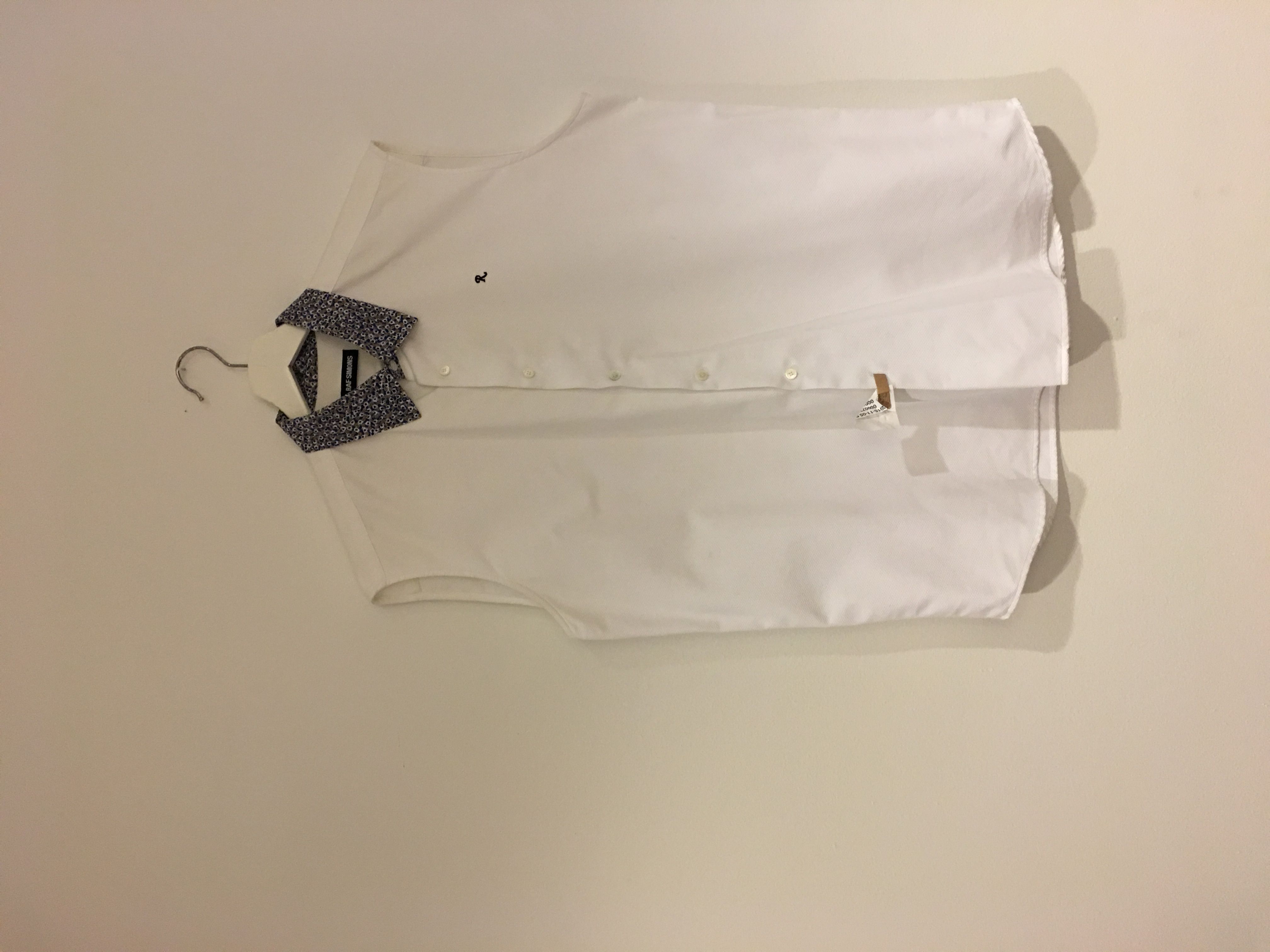 Pre-owned Raf Simons Ss 13 Button Down In White