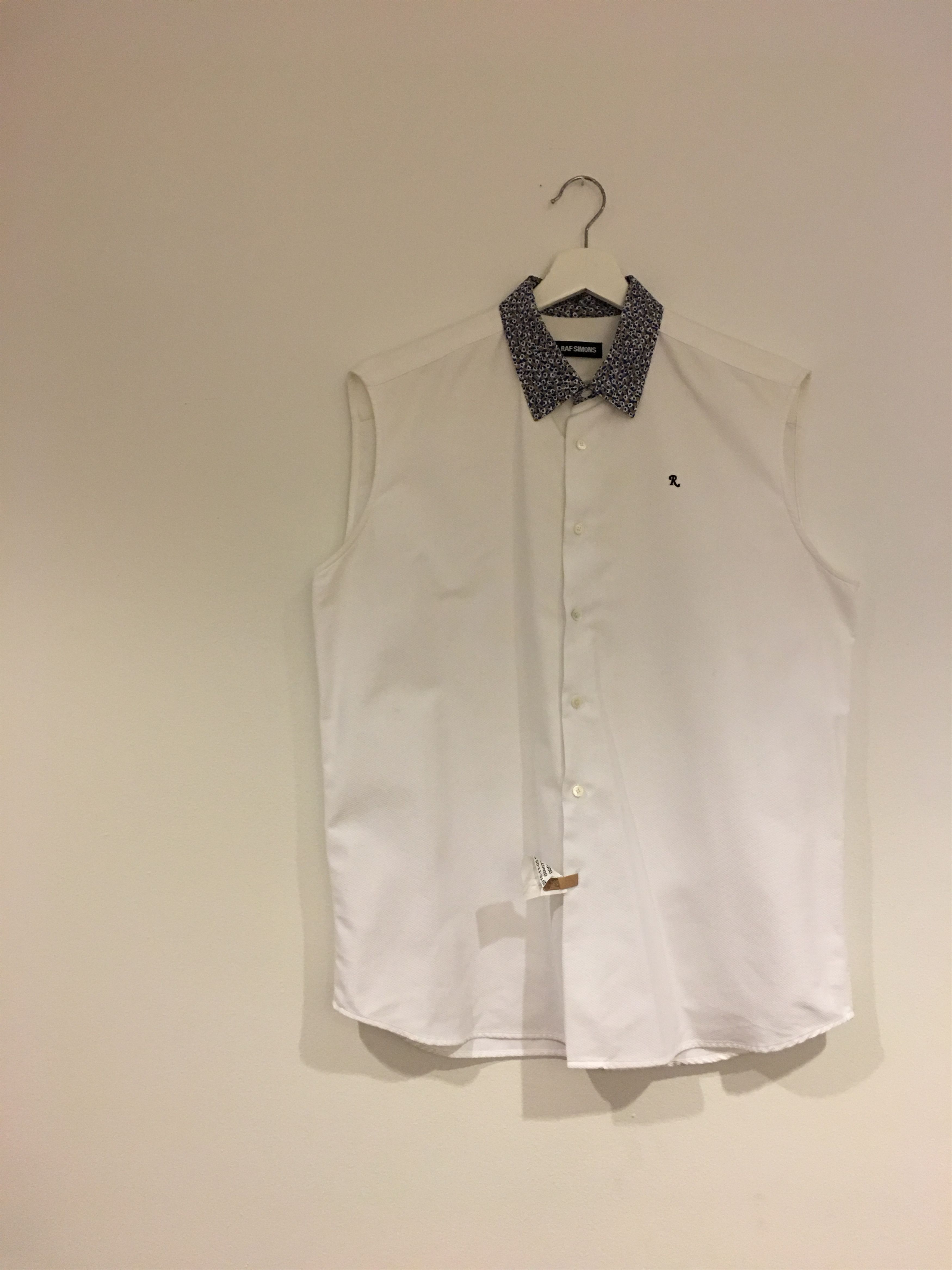 image of Raf Simons Ss 13 Button Down in White, Men's (Size Medium)
