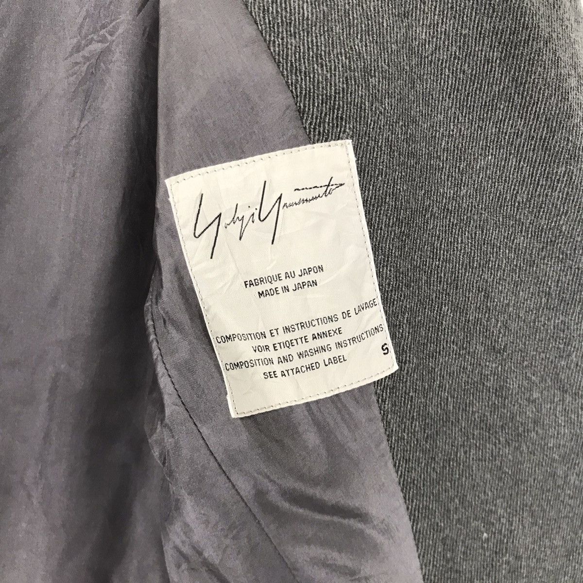 Yohji Yamamoto Yohji Yamamoto Signature Stylish Coat Blazer Size S / US 4 / IT 40 - 11 Thumbnail