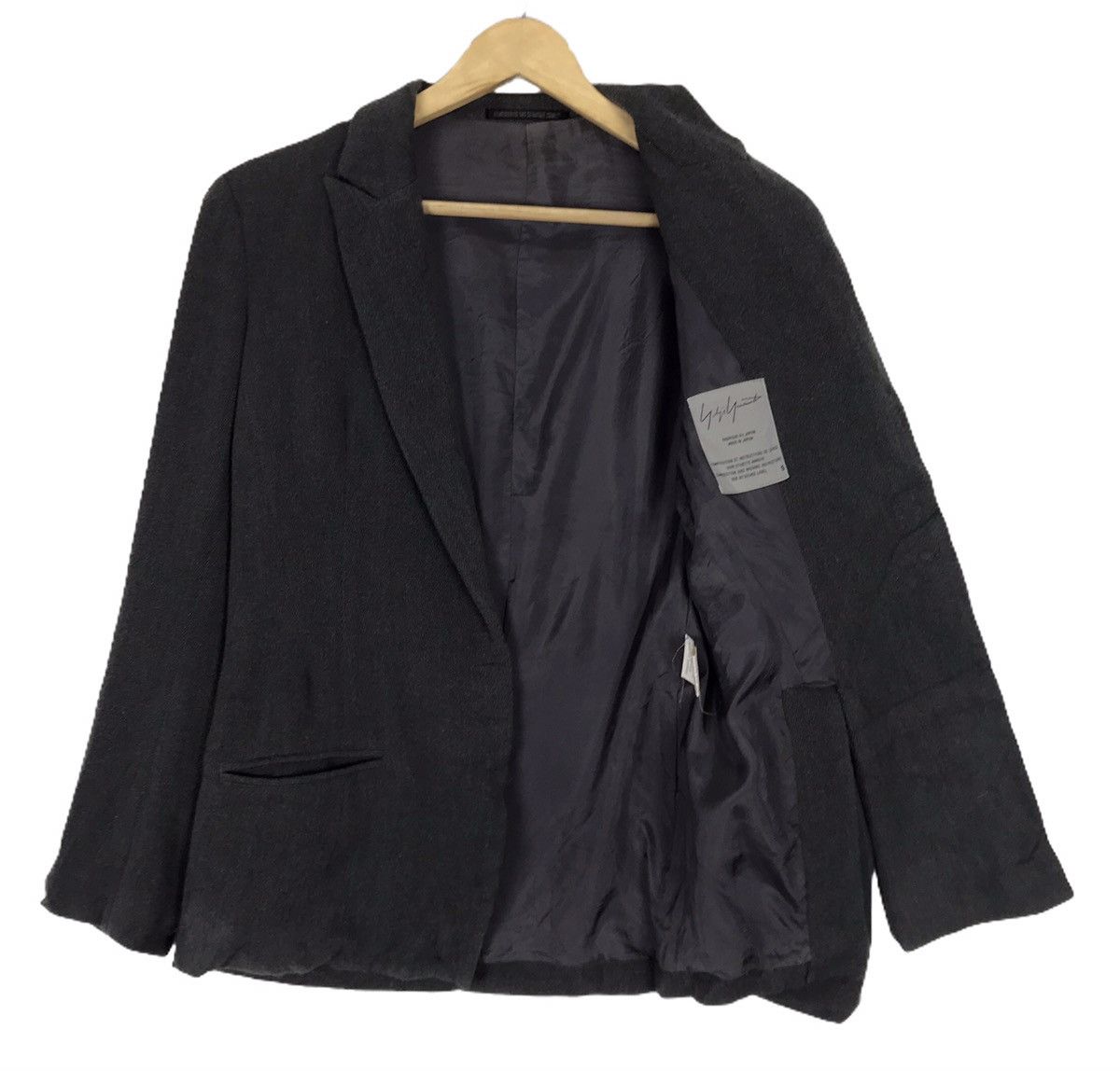 Yohji Yamamoto Yohji Yamamoto Signature Stylish Coat Blazer Size S / US 4 / IT 40 - 1 Thumbnail