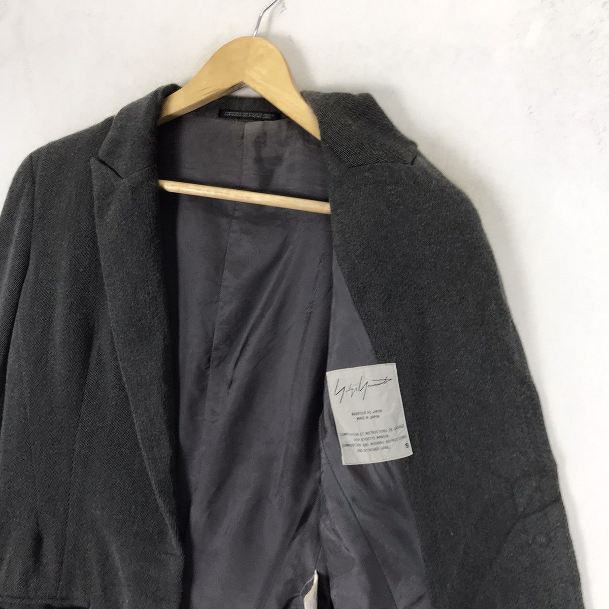 Yohji Yamamoto Yohji Yamamoto Signature Stylish Coat Blazer Size S / US 4 / IT 40 - 6 Thumbnail