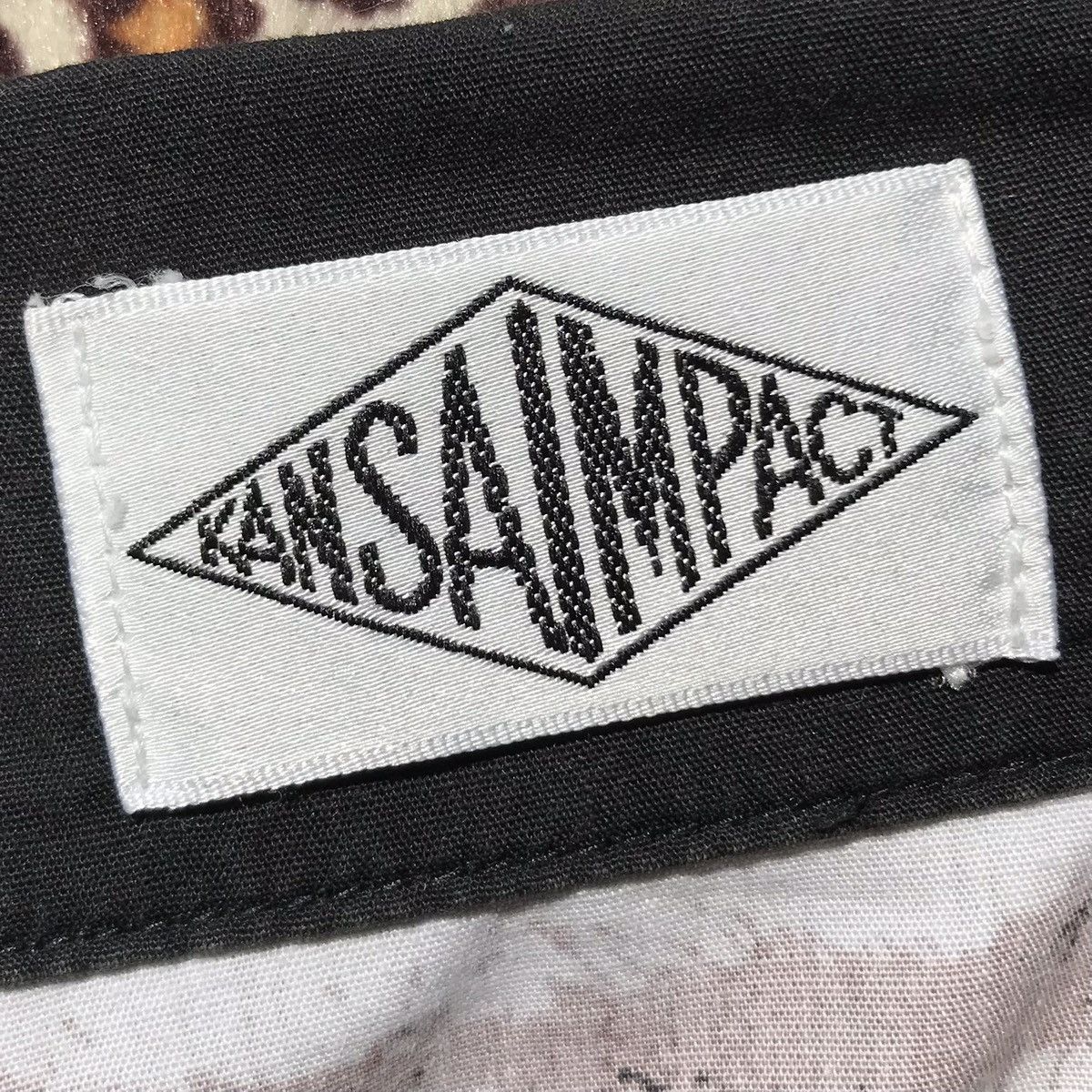 Kansai Yamamoto × Vintage 🔥Designer🔥Kansai Yamamoto Dog Face Overprint Shirt Kansai. Size US L / EU 52-54 / 3 - 7 Thumbnail