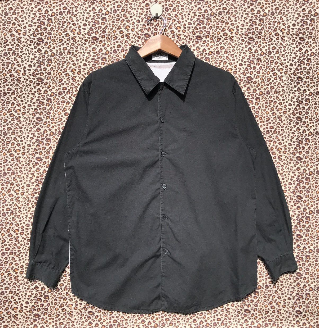 Kansai Yamamoto × Vintage 🔥Designer🔥Kansai Yamamoto Dog Face Overprint Shirt Kansai. Size US L / EU 52-54 / 3 - 2 Thumbnail