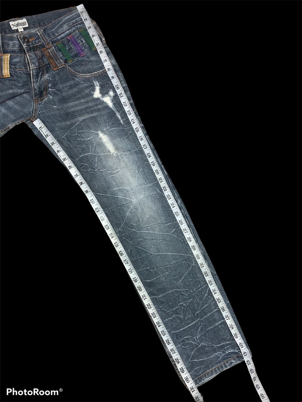 Other DOUBLE WAIST⚡️⚡️NYLAUS CLOTHING DISTRESSED DENIM Size US 29 - 9 Thumbnail