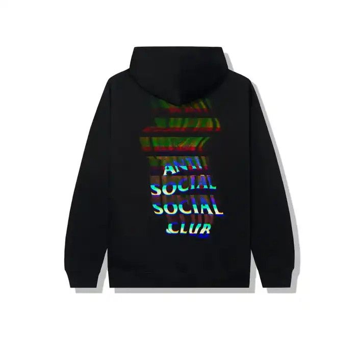 Anti social social club Channel 747 black hoodie
