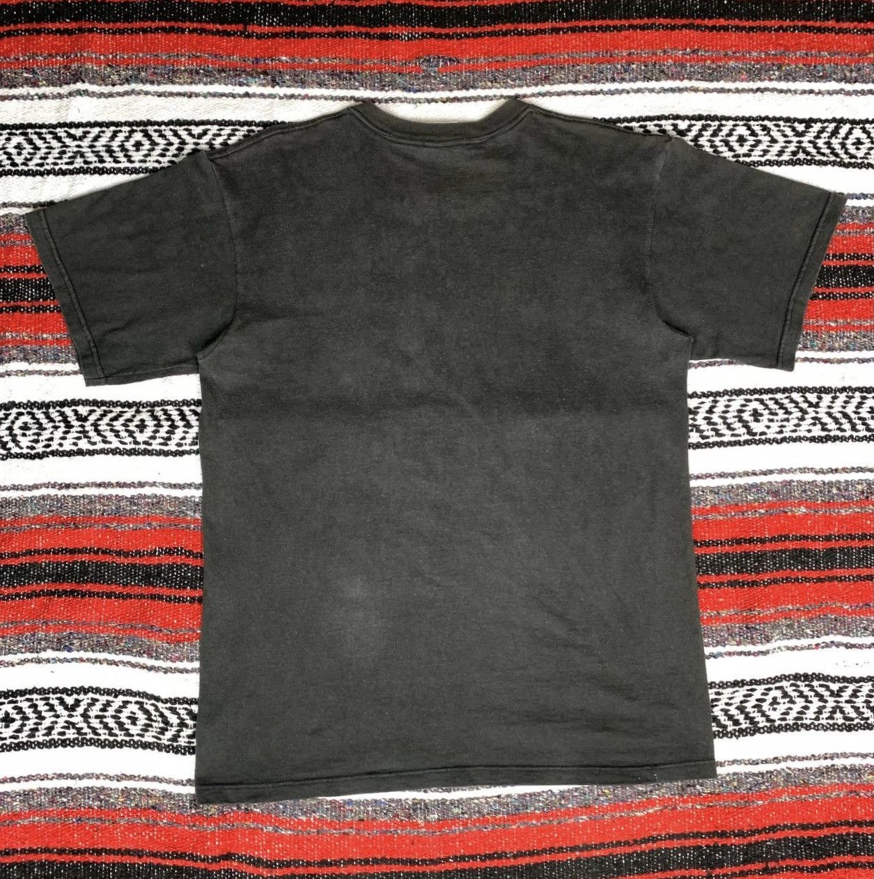 Nike Vintage 90s Nike Shirt Big Swoosh Nike SunFaded Size US M / EU 48-50 / 2 - 2 Thumbnail