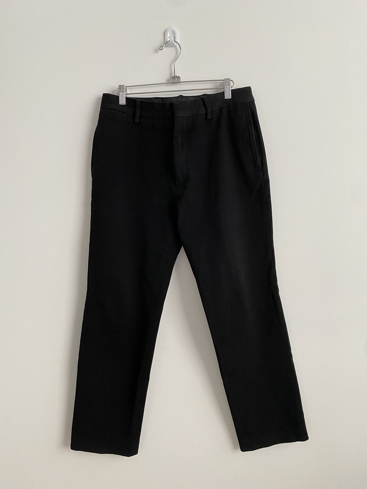 Lemaire Lemaire Wool Trousers Black Size US 30 / EU 46 - 1 Thumbnail