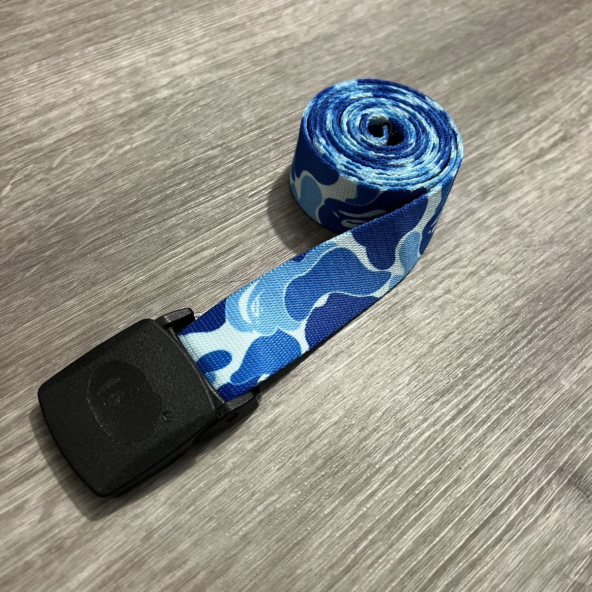 BAPE ABC CAMO GI BELT BLUE