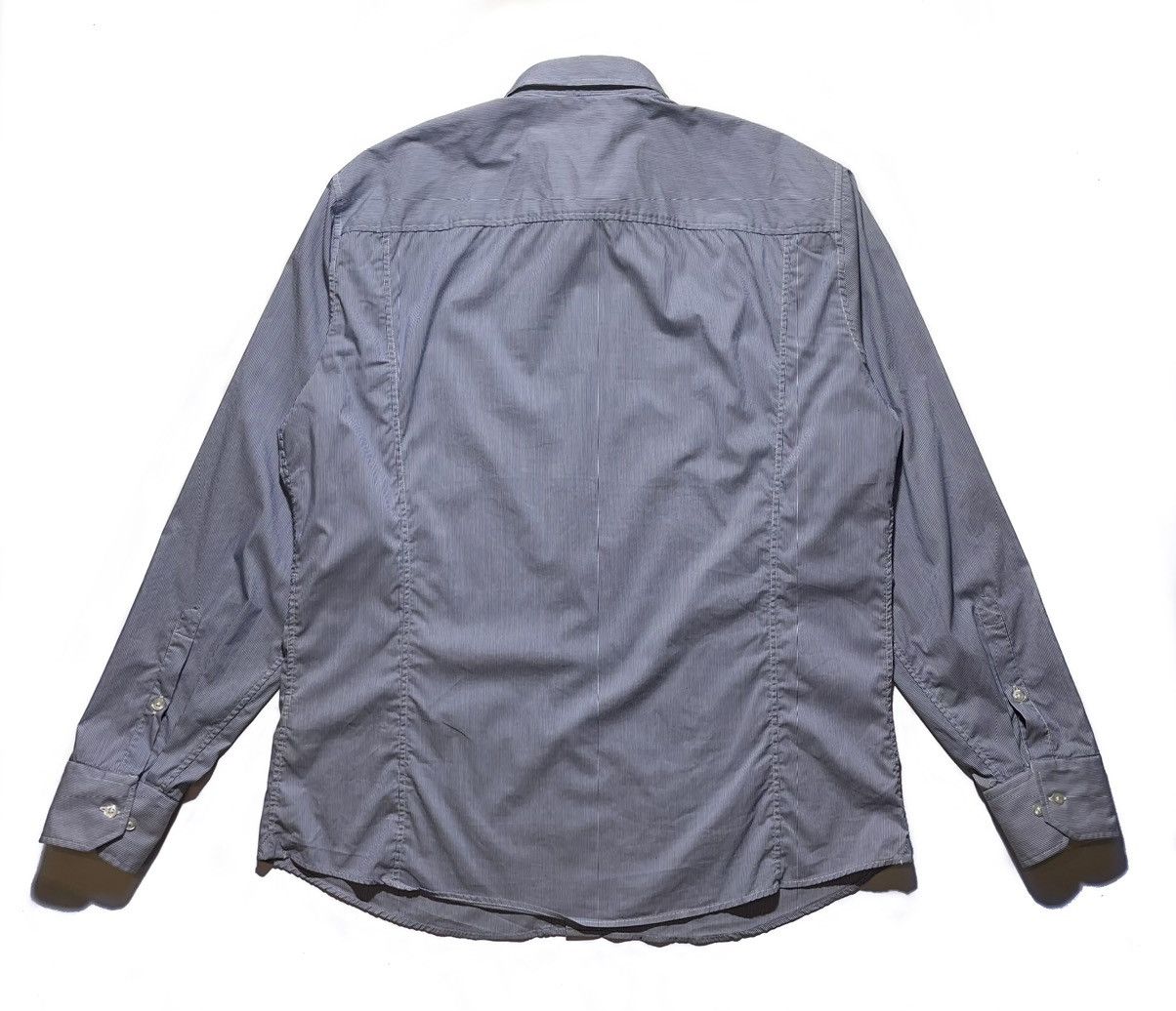 Dirk Bikkembergs Dirk Bikkembergs Stripped Shirt Size US XXL / EU 58 / 5 - 2 Thumbnail