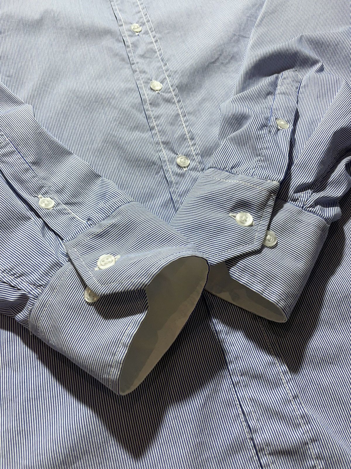 Dirk Bikkembergs Dirk Bikkembergs Stripped Shirt Size US XXL / EU 58 / 5 - 4 Thumbnail