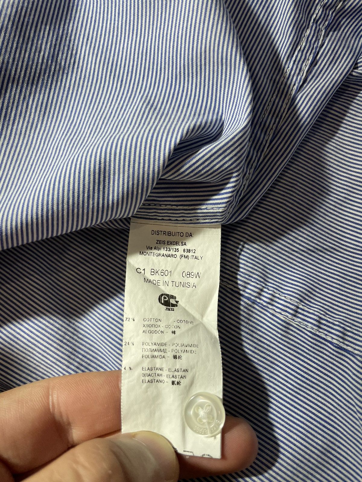 Dirk Bikkembergs Dirk Bikkembergs Stripped Shirt Size US XXL / EU 58 / 5 - 9 Thumbnail