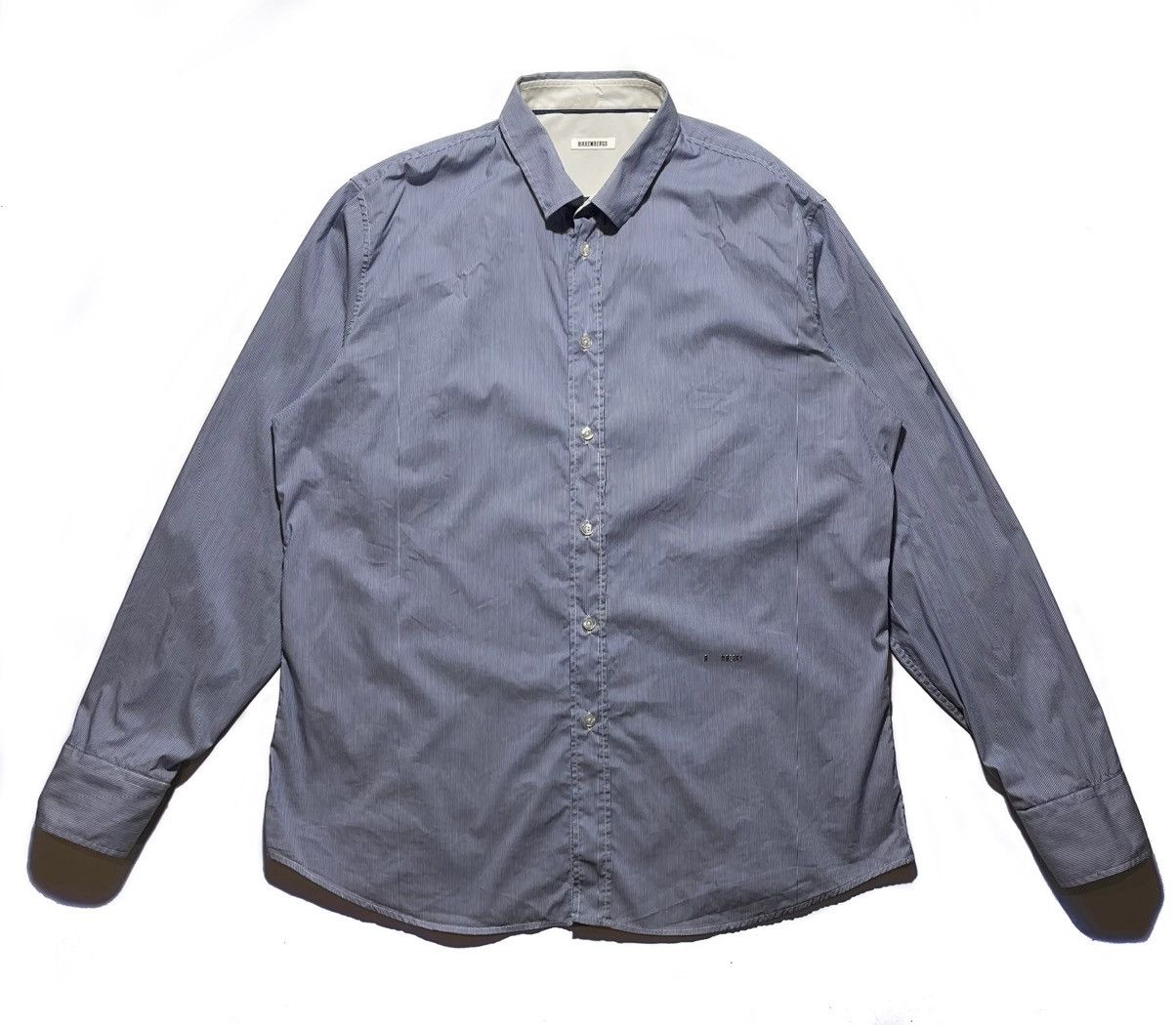 Dirk Bikkembergs Dirk Bikkembergs Stripped Shirt Size US XXL / EU 58 / 5 - 1 Thumbnail