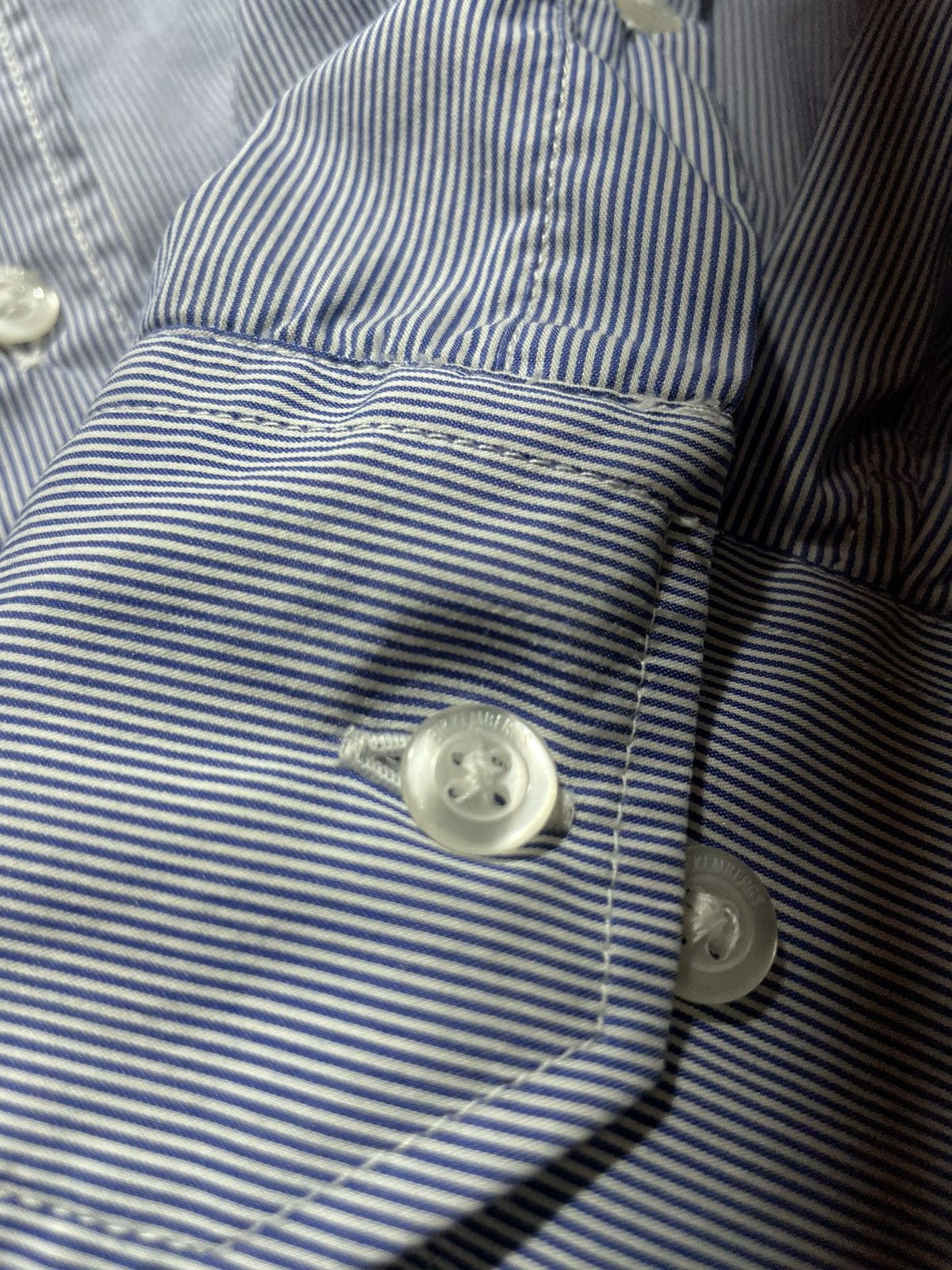 Dirk Bikkembergs Dirk Bikkembergs Stripped Shirt Size US XXL / EU 58 / 5 - 6 Thumbnail