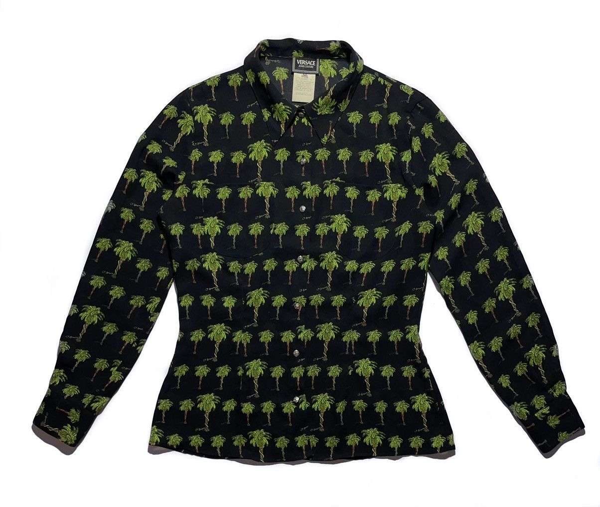 Versace Versace Women’s Palm Tree Shirt Vintage Size M / US 6-8 / IT 42-44 - 1 Thumbnail