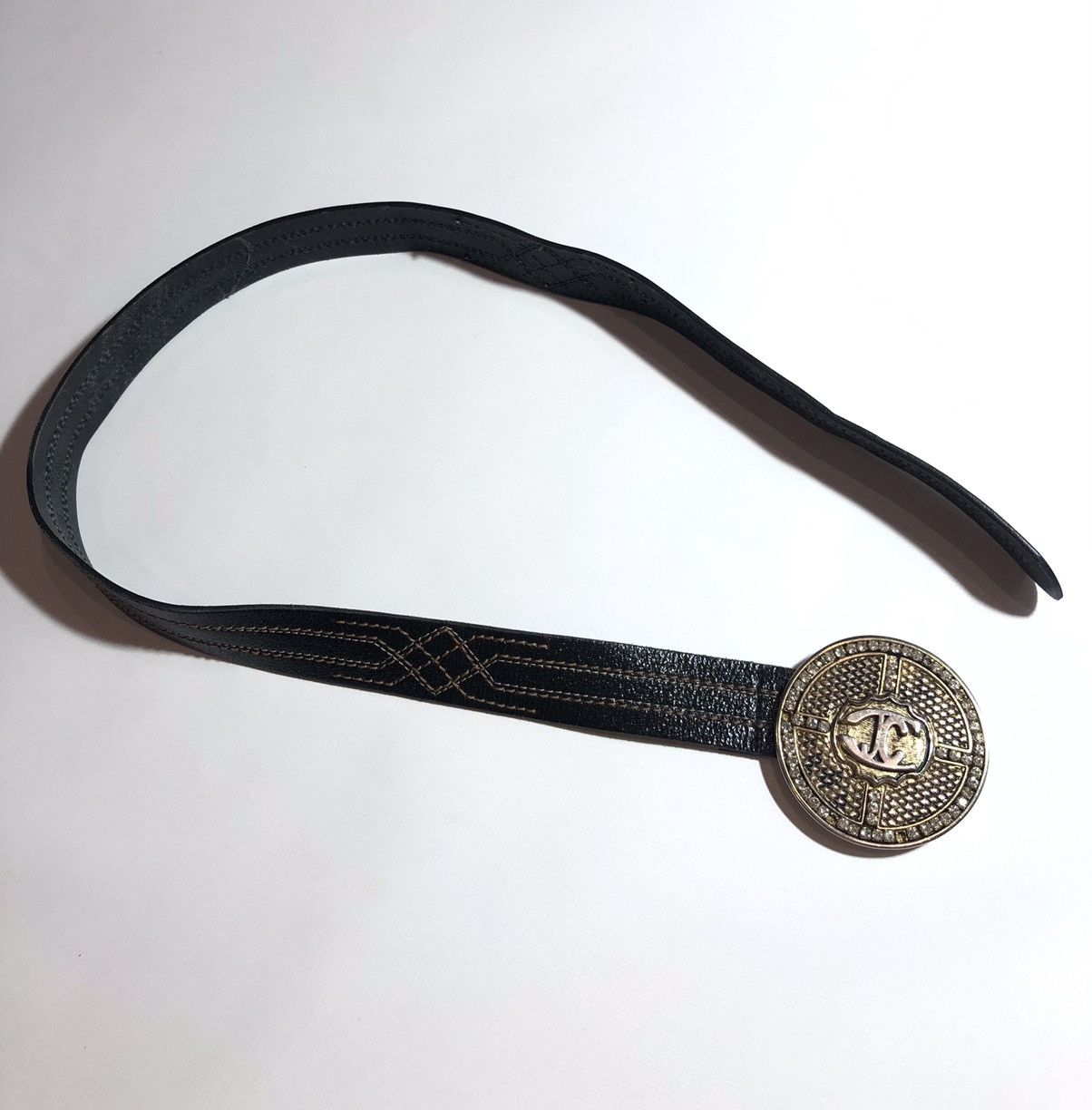 Just Cavalli Just Cavalli Leather Belt Size ONE SIZE - 8 Thumbnail