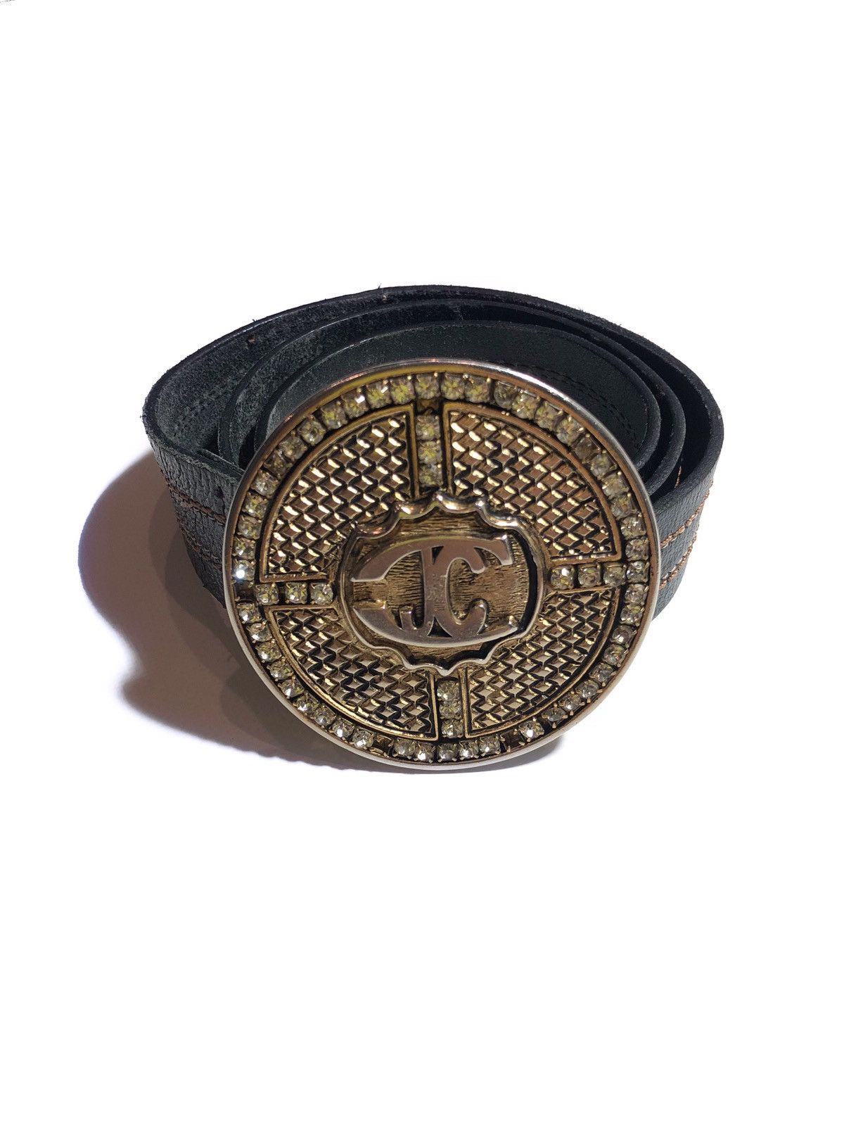 Just Cavalli Just Cavalli Leather Belt Size ONE SIZE - 1 Thumbnail