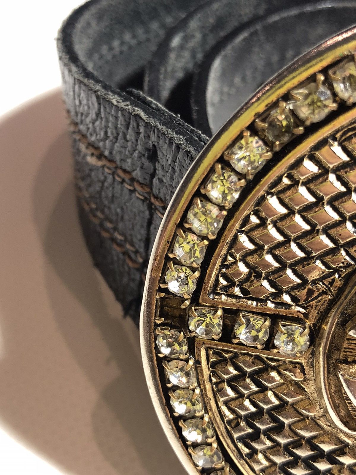 Just Cavalli Just Cavalli Leather Belt Size ONE SIZE - 3 Thumbnail
