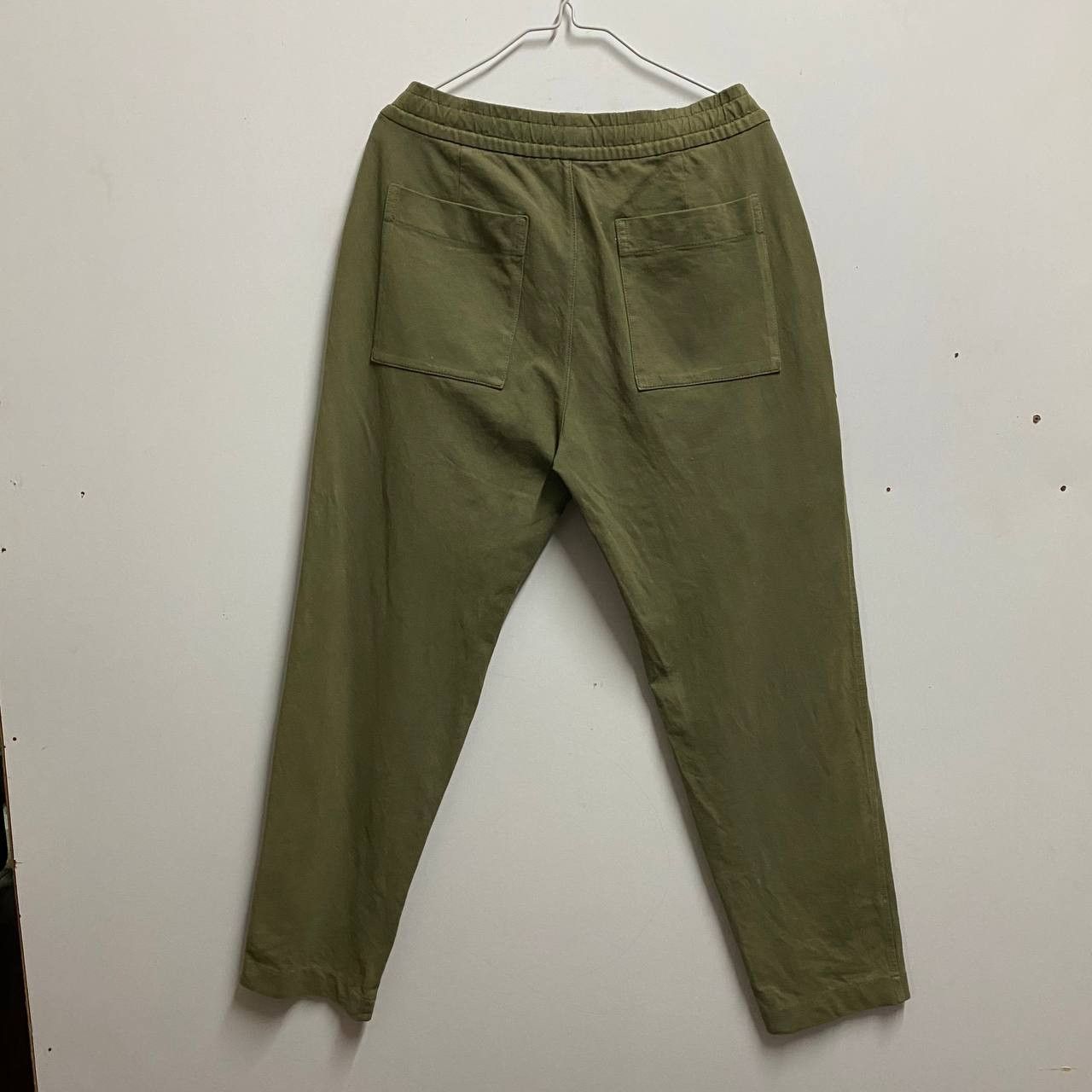 Japanese Brand Scout Military Trousers Khaki Green Cotton Cuffed Pants Size US 30 / EU 46 - 5 Thumbnail