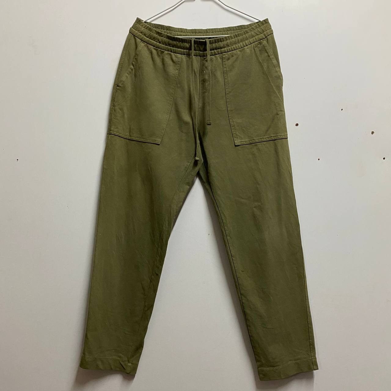 Japanese Brand Scout Military Trousers Khaki Green Cotton Cuffed Pants Size US 30 / EU 46 - 1 Thumbnail