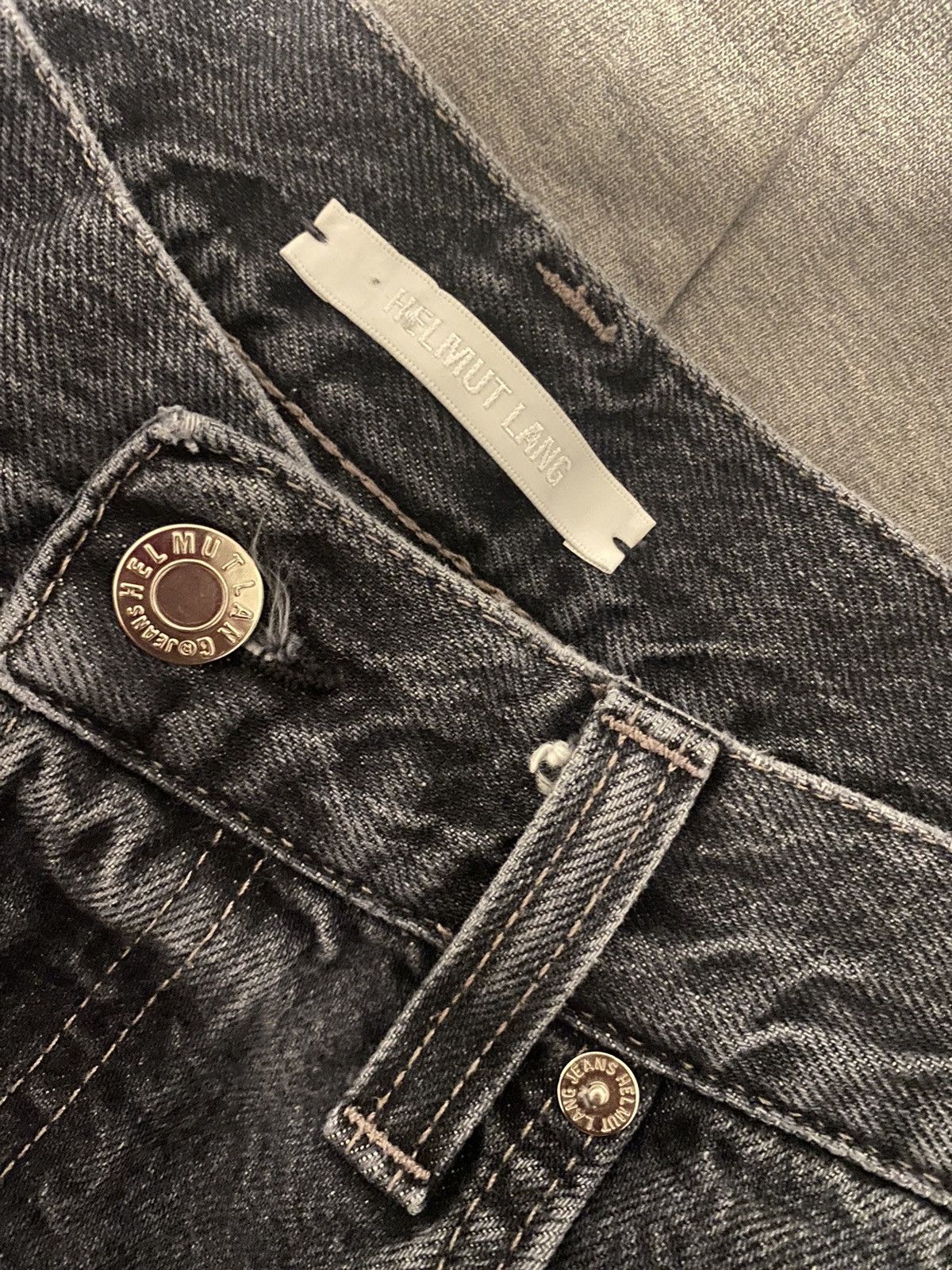 Helmut Lang Helmut Lang Black Denim Size US 34 / EU 50 - 1 Thumbnail