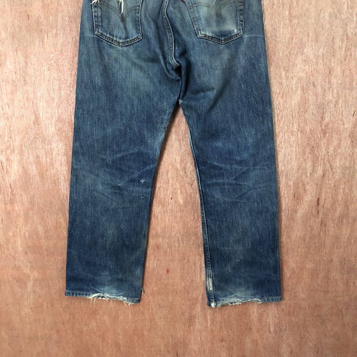 Levi's 501 levis vintage distressed blue Denim #6388 Size US 32 / EU 48 - 9 Thumbnail