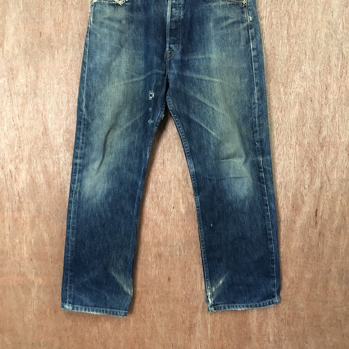 Levi's 501 levis vintage distressed blue Denim #6388 Size US 32 / EU 48 - 3 Thumbnail