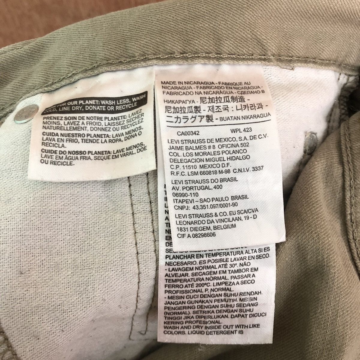 Levi's DLL Levi's Strauss Distressed Cargo pants #c197 Size US 32 / EU 48 - 11 Thumbnail