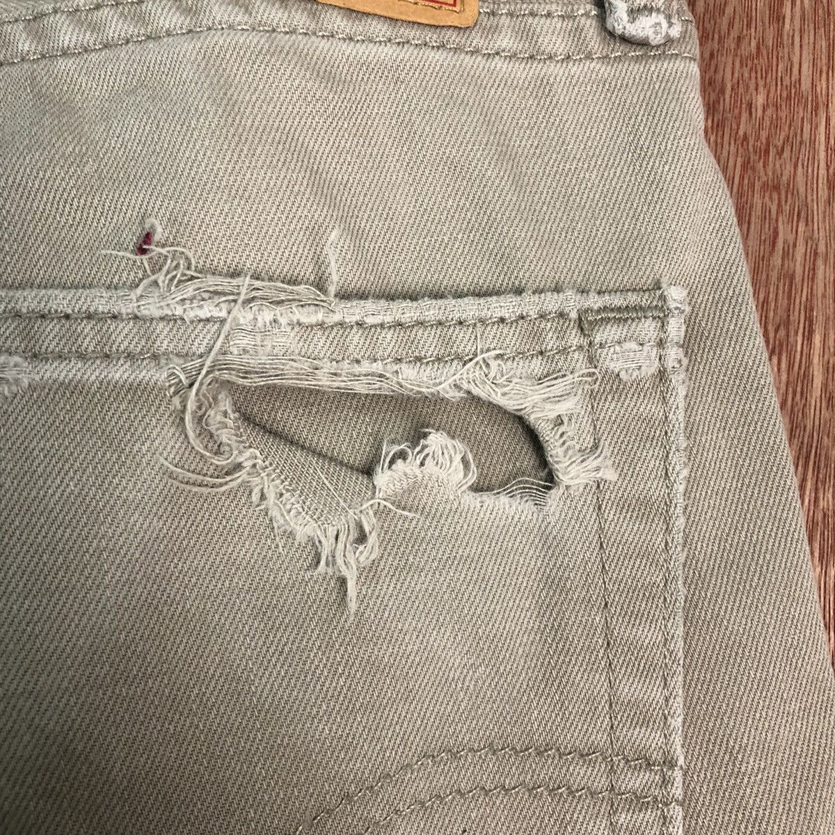 Levi's DLL Levi's Strauss Distressed Cargo pants #c197 Size US 32 / EU 48 - 9 Thumbnail
