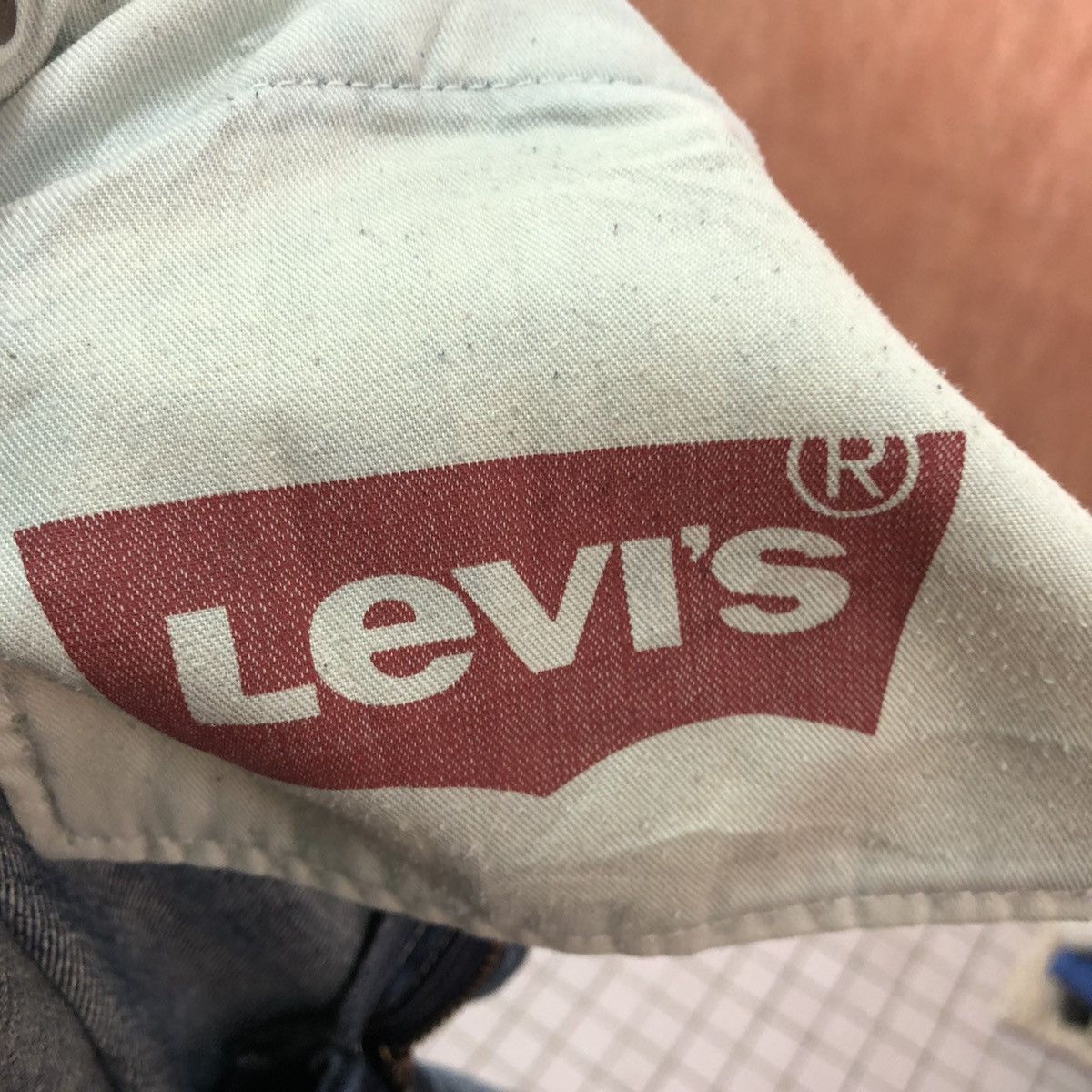 Levi's DLL 502 Levis selvedge Blue distressed Denim Jeans #c128 Size US 34 / EU 50 - 16 Thumbnail