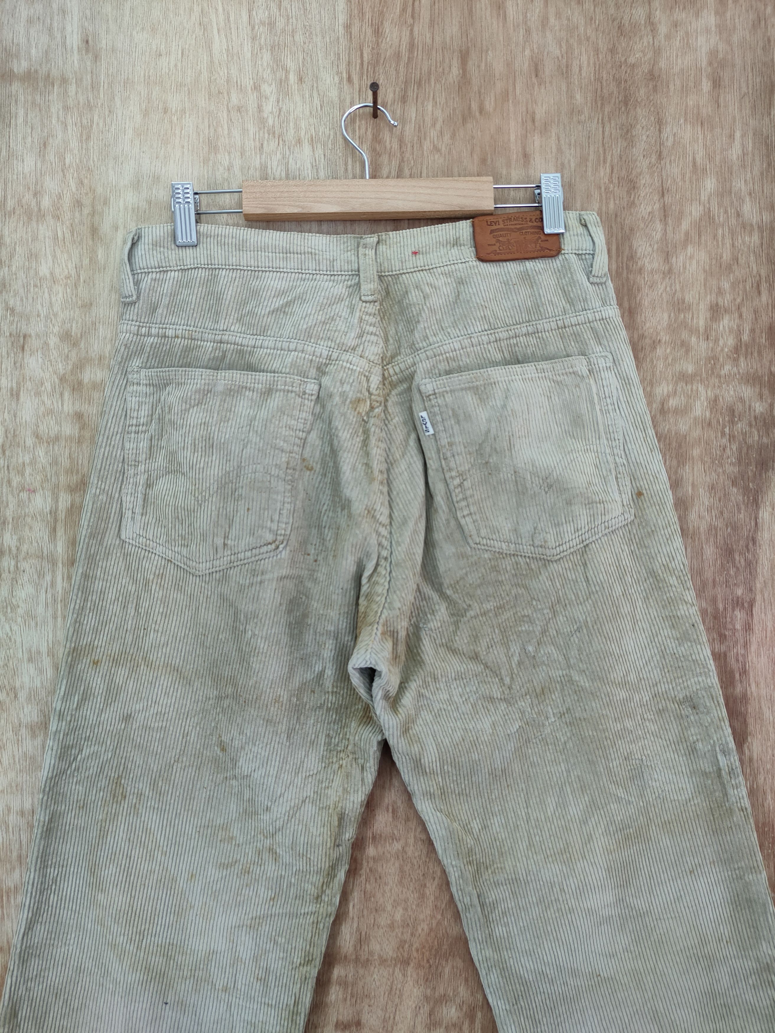 Levi's DLL Levis vintage corduroy streetwear cargo pants #46-260 Size US 30 / EU 46 - 10 Thumbnail