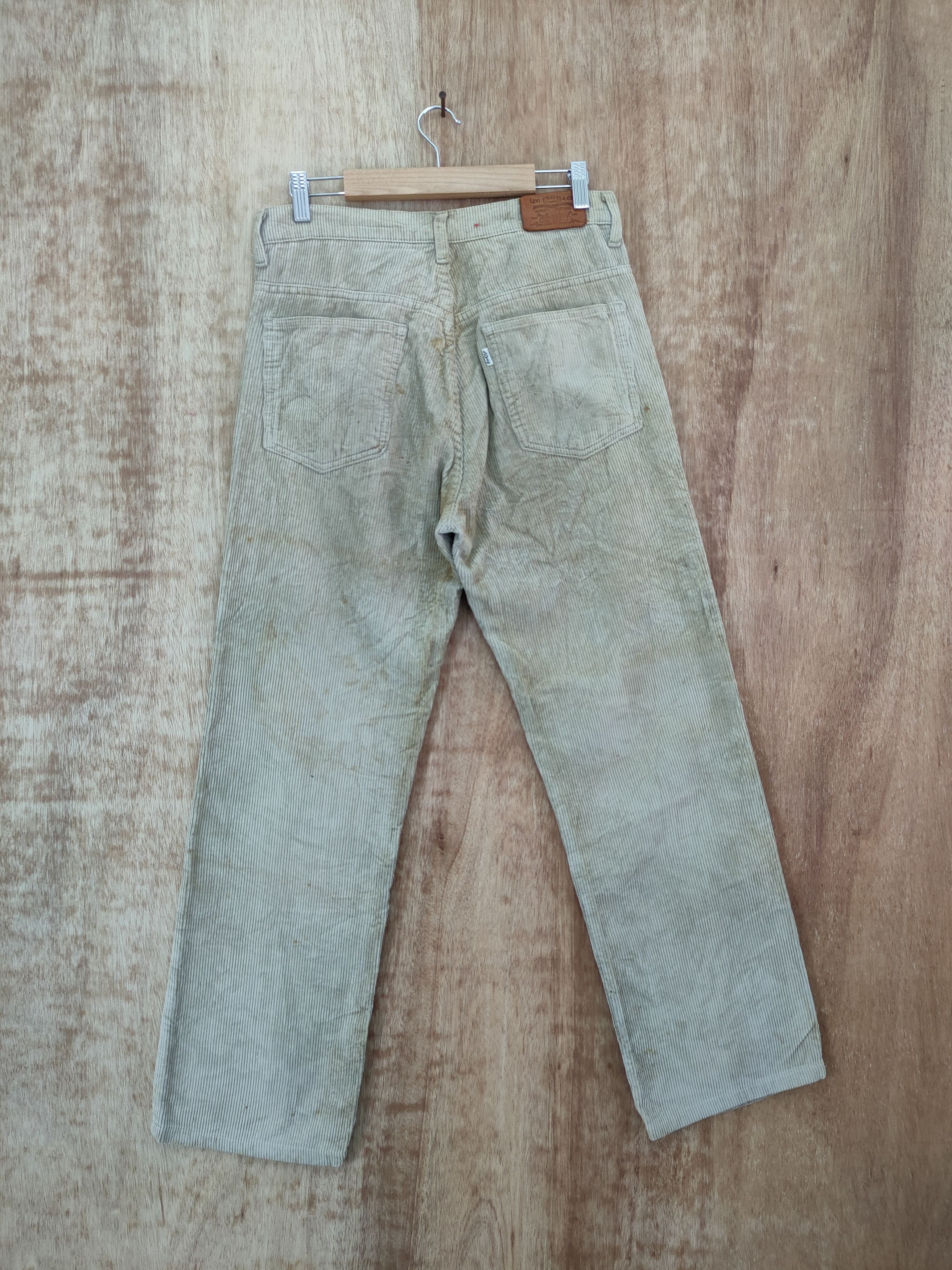 Levi's DLL Levis vintage corduroy streetwear cargo pants #46-260 Size US 30 / EU 46 - 8 Thumbnail