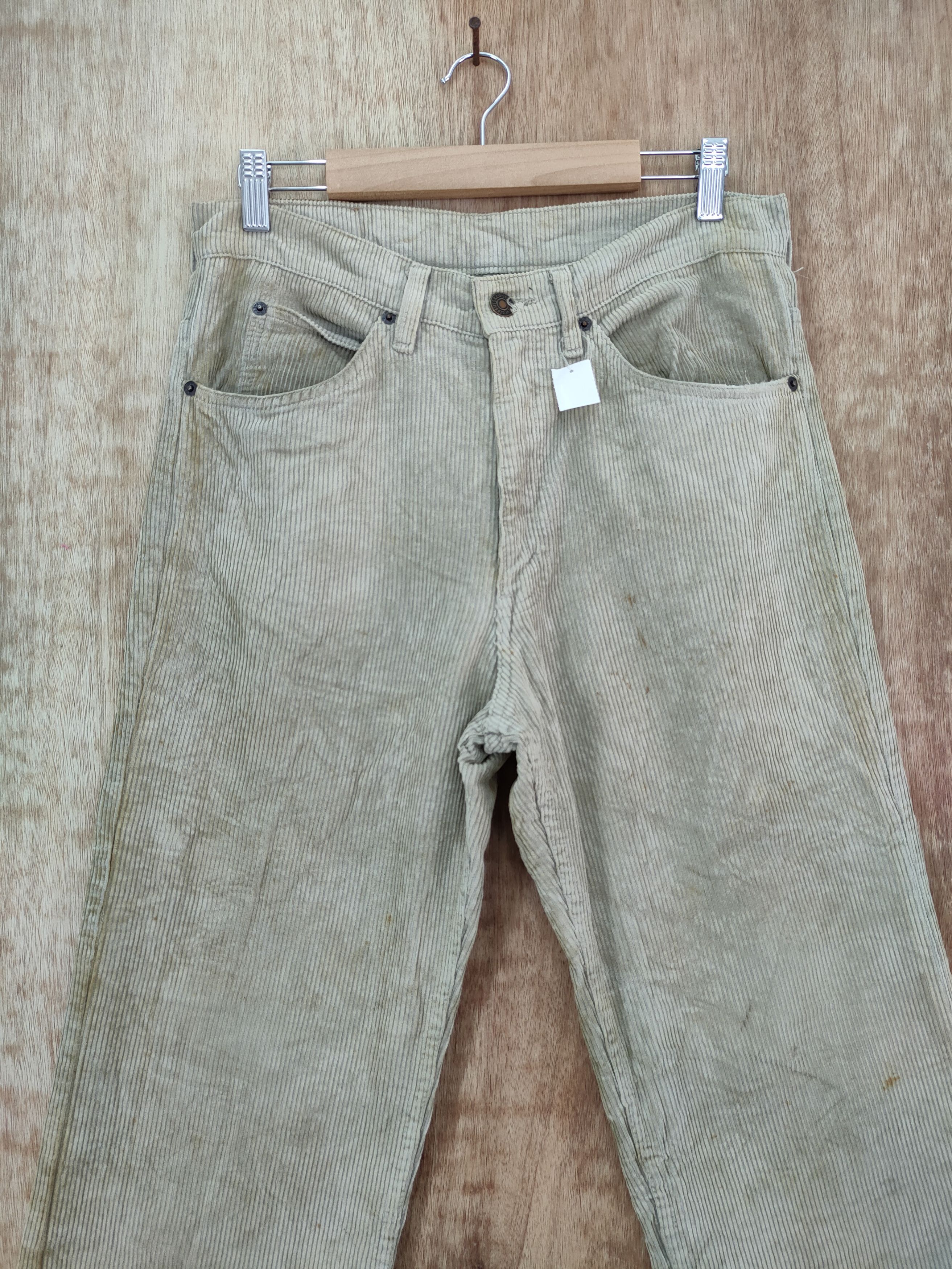 Levi's DLL Levis vintage corduroy streetwear cargo pants #46-260 Size US 30 / EU 46 - 4 Thumbnail