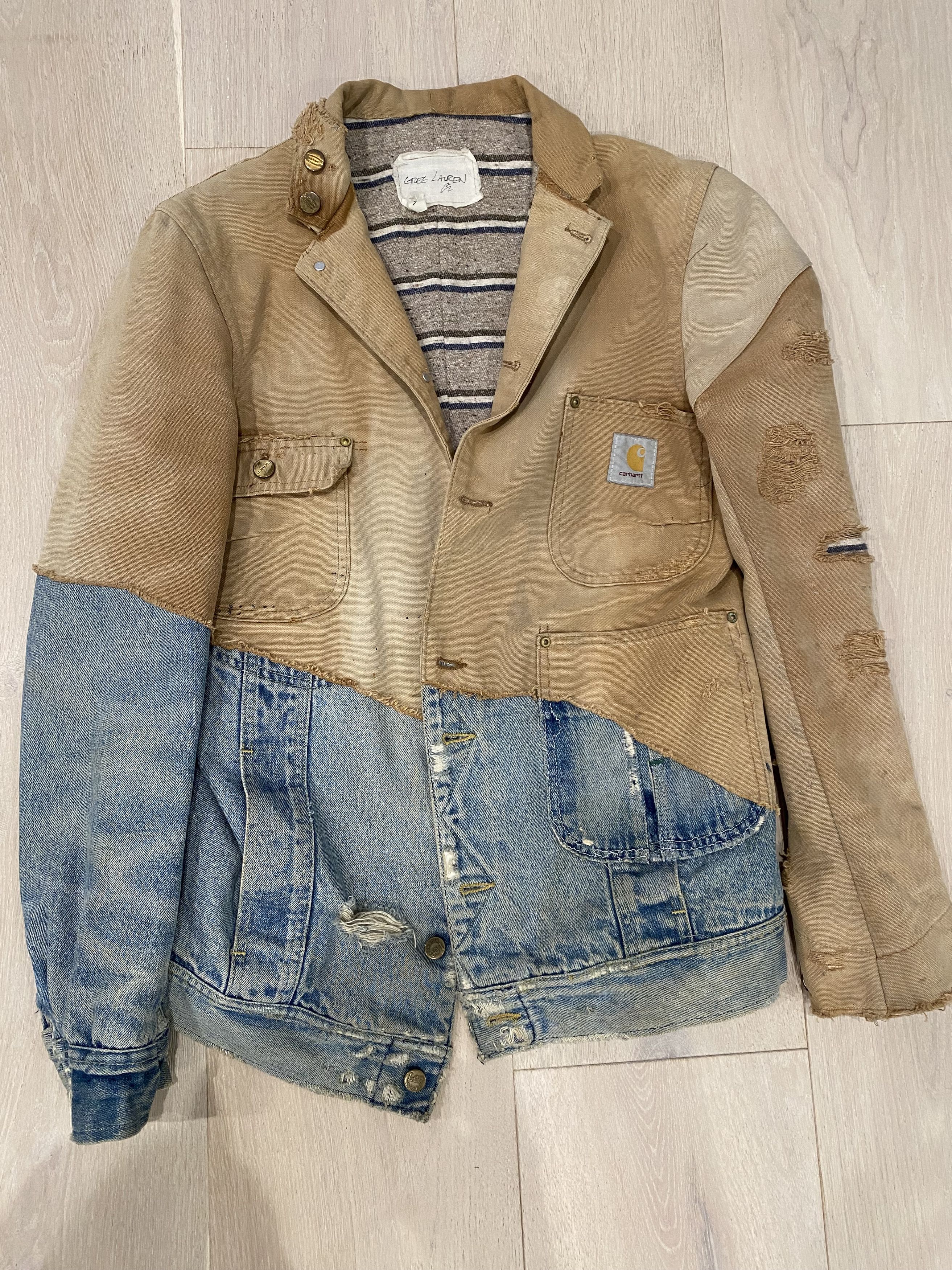 Carhartt × Greg Lauren Greg Lauren Vintage Denim Dickens Jacket 