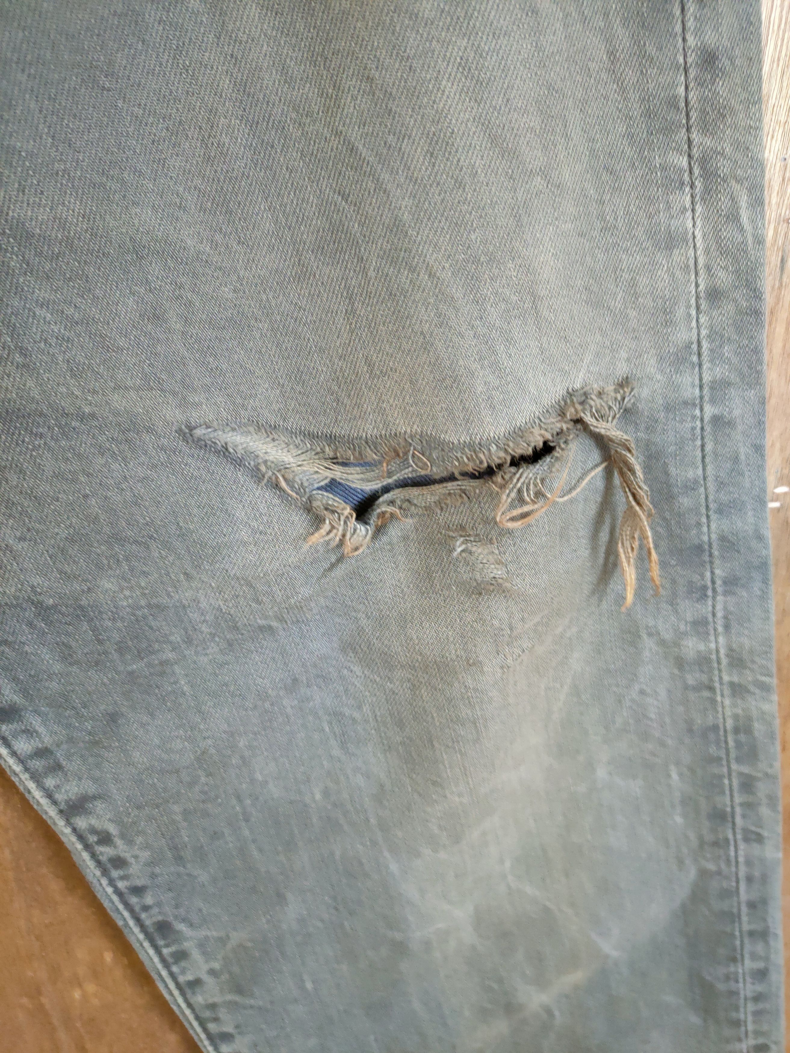 Levi's 501 Levis vintage distressed denim pants #46-723 Size US 30 / EU 46 - 6 Thumbnail