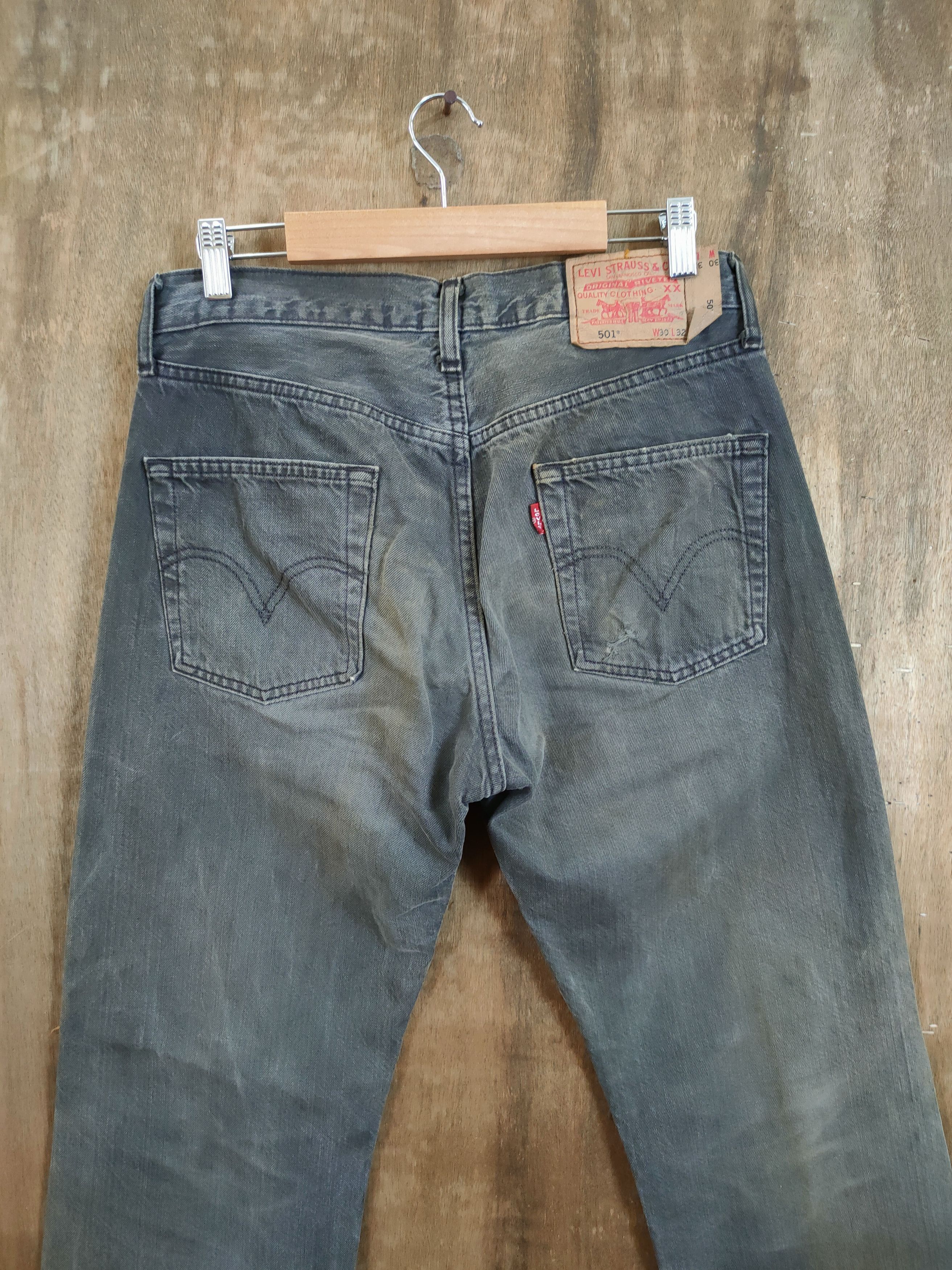 Levi's 501 Levis vintage distressed denim pants #46-723 Size US 30 / EU 46 - 10 Thumbnail