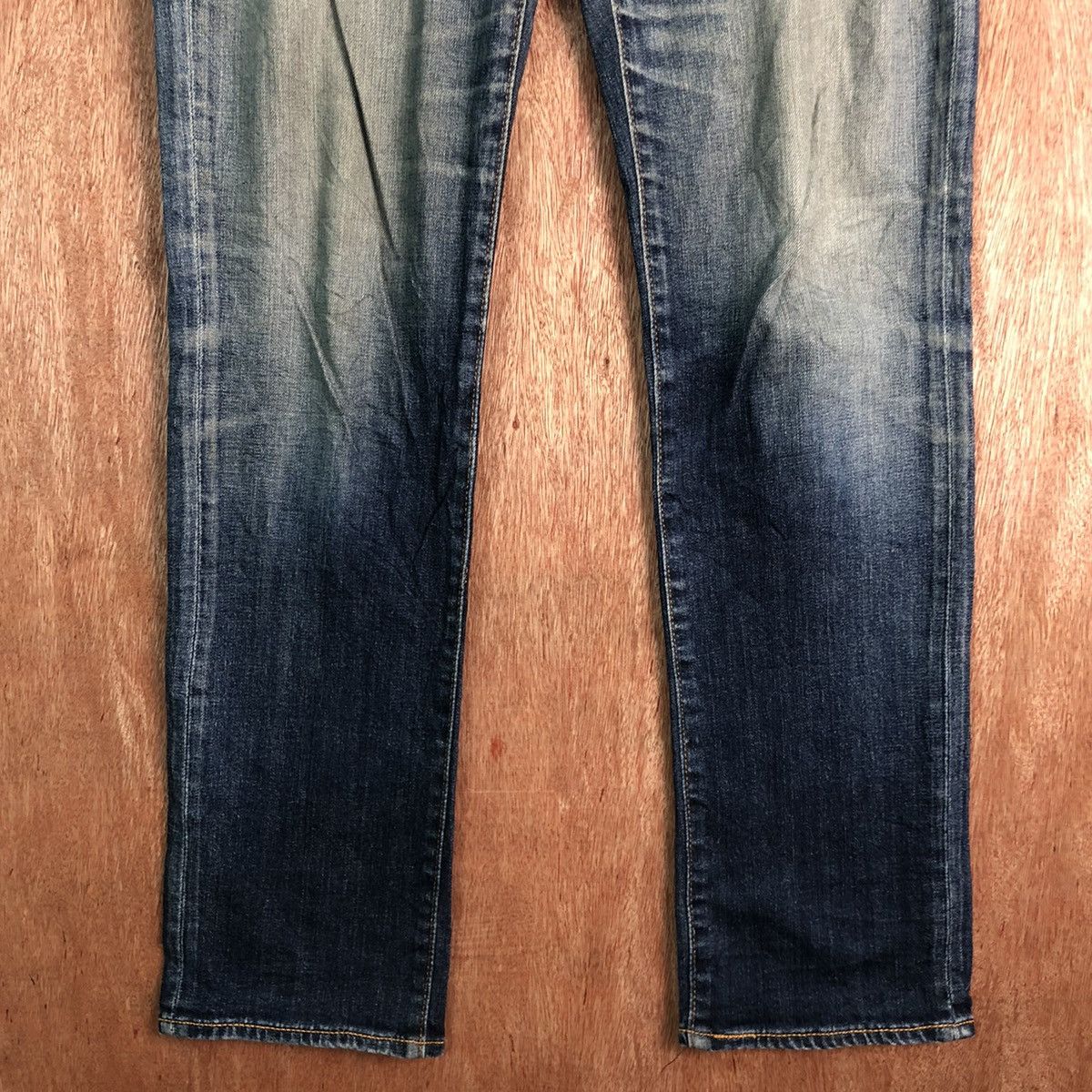 Levi's DLL 551 Levi's Strauss Distressed Blue Denim Jeans #c191 Size US 31 - 3 Thumbnail