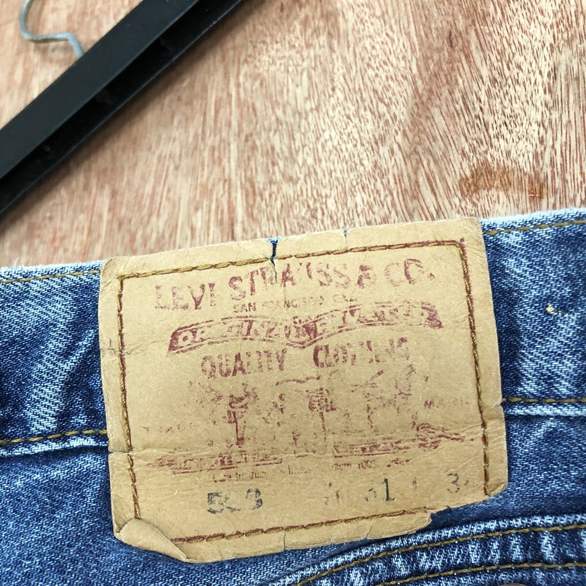 Levi's DLL 503 Levi's Strauss Blue Denim Jeans Pants #c611 Size US 30 / EU 46 - 15 Thumbnail