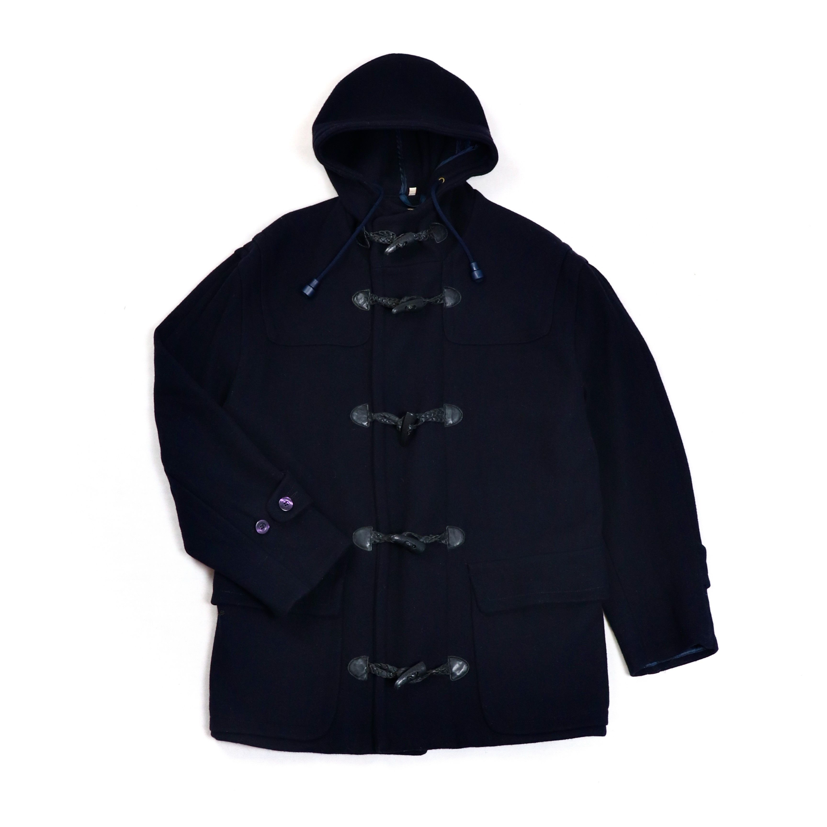 Moschino 90s Heavy Wool Duffle Coat Size L / US 10 / IT 46 - 2 Thumbnail