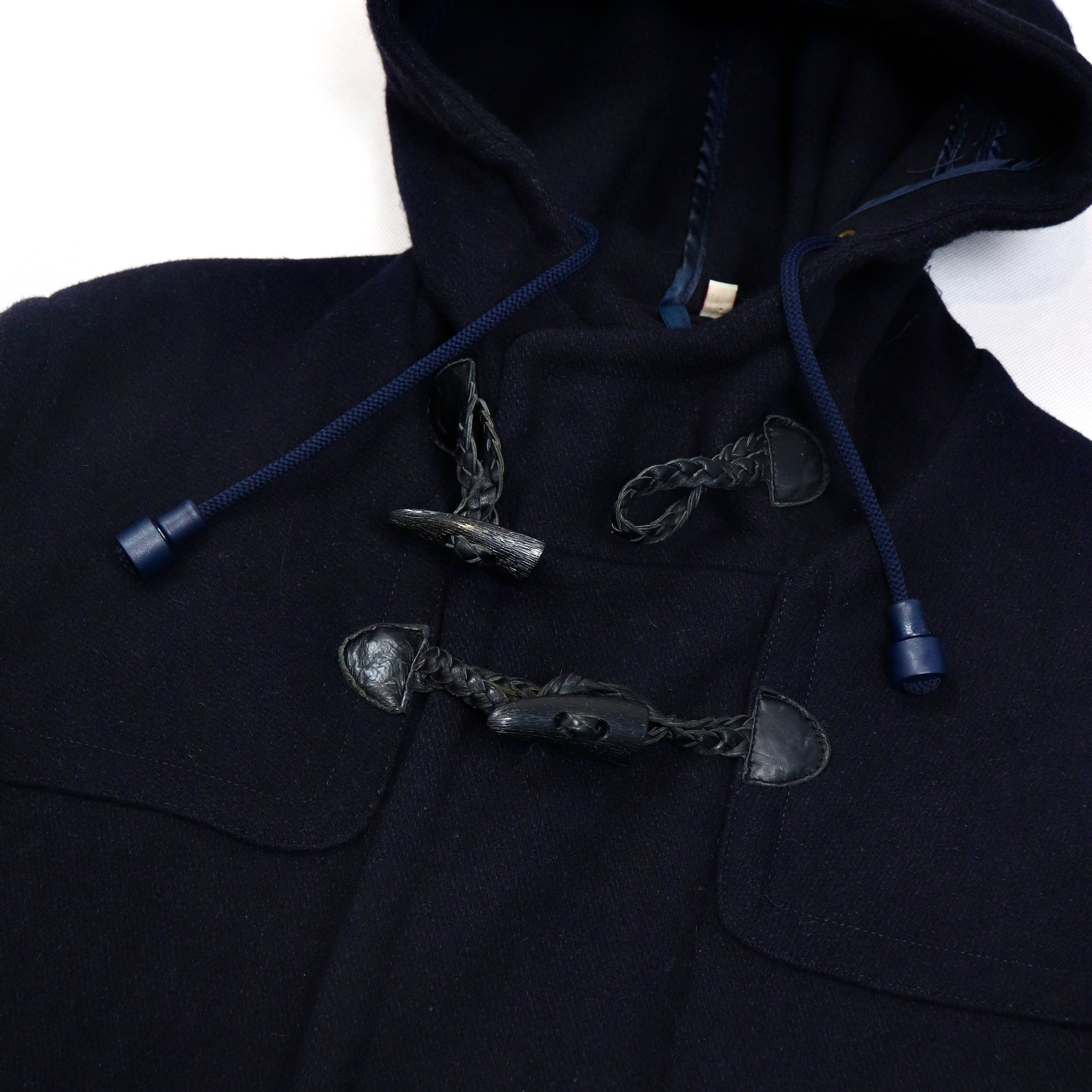 Moschino 90s Heavy Wool Duffle Coat Size L / US 10 / IT 46 - 4 Thumbnail
