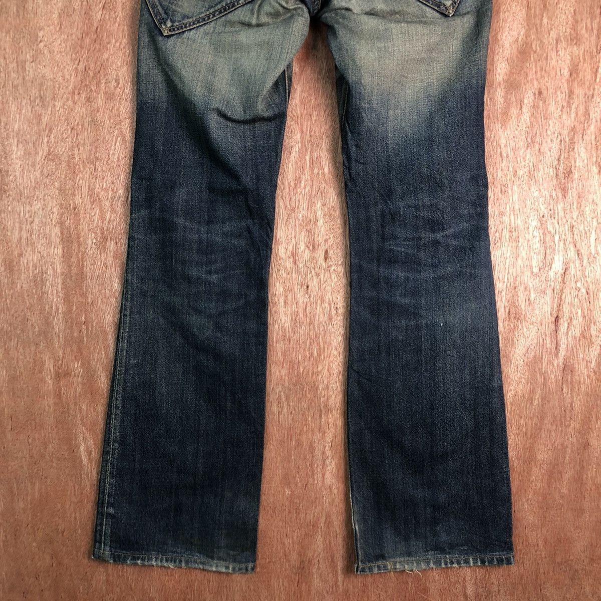 Levi's DLL 517 levi's Vintage Blue faded Denim jeans Pants #c192 Size US 29 - 8 Thumbnail
