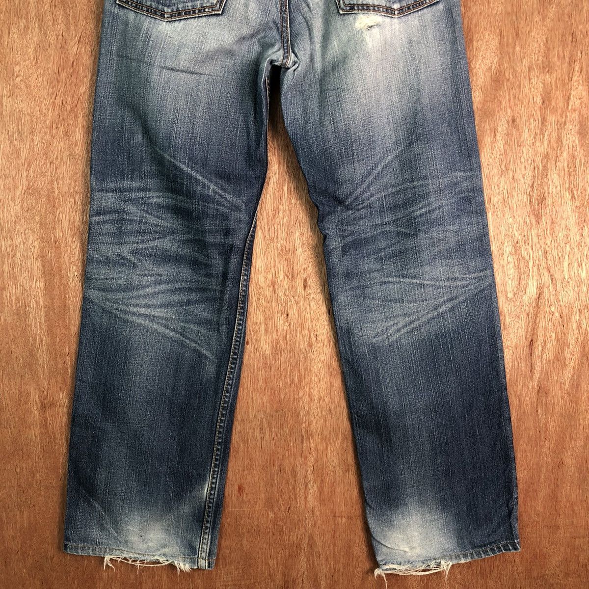 Levi's DLL Levis Strauss Distressed Blue Denim Pants vintage #C209 Size US 32 / EU 48 - 11 Thumbnail