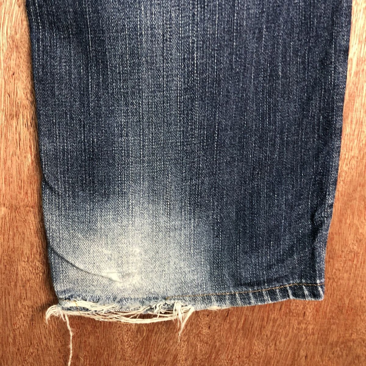 Levi's DLL Levis Strauss Distressed Blue Denim Pants vintage #C209 Size US 32 / EU 48 - 12 Thumbnail
