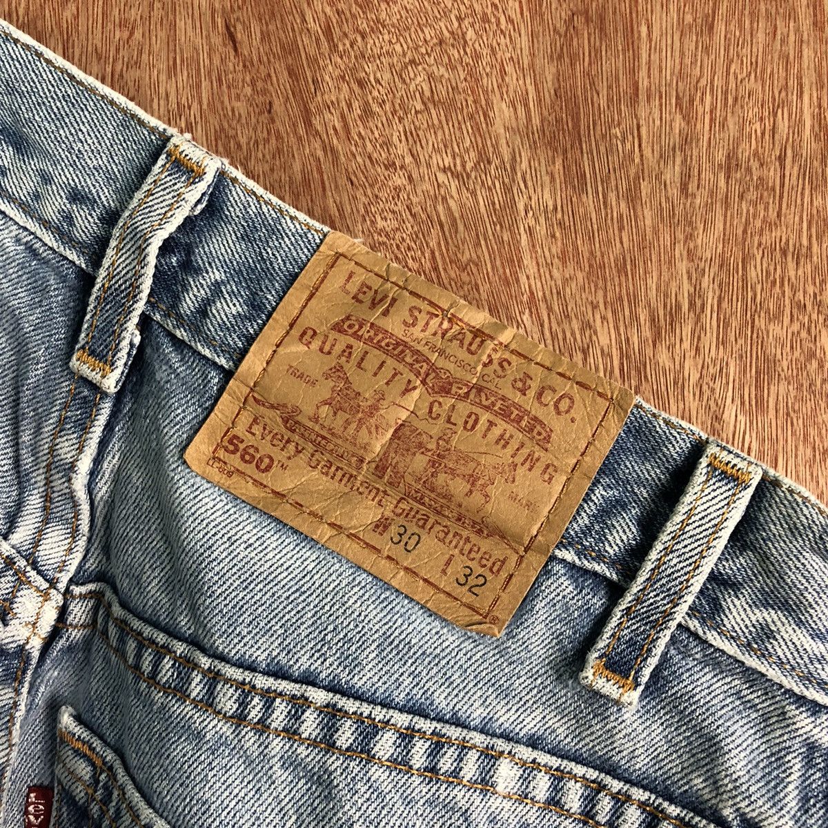 Levi's DLL Levi's Vintage distressed thrased Denim Pants #c142 Size US 30 / EU 46 - 13 Thumbnail