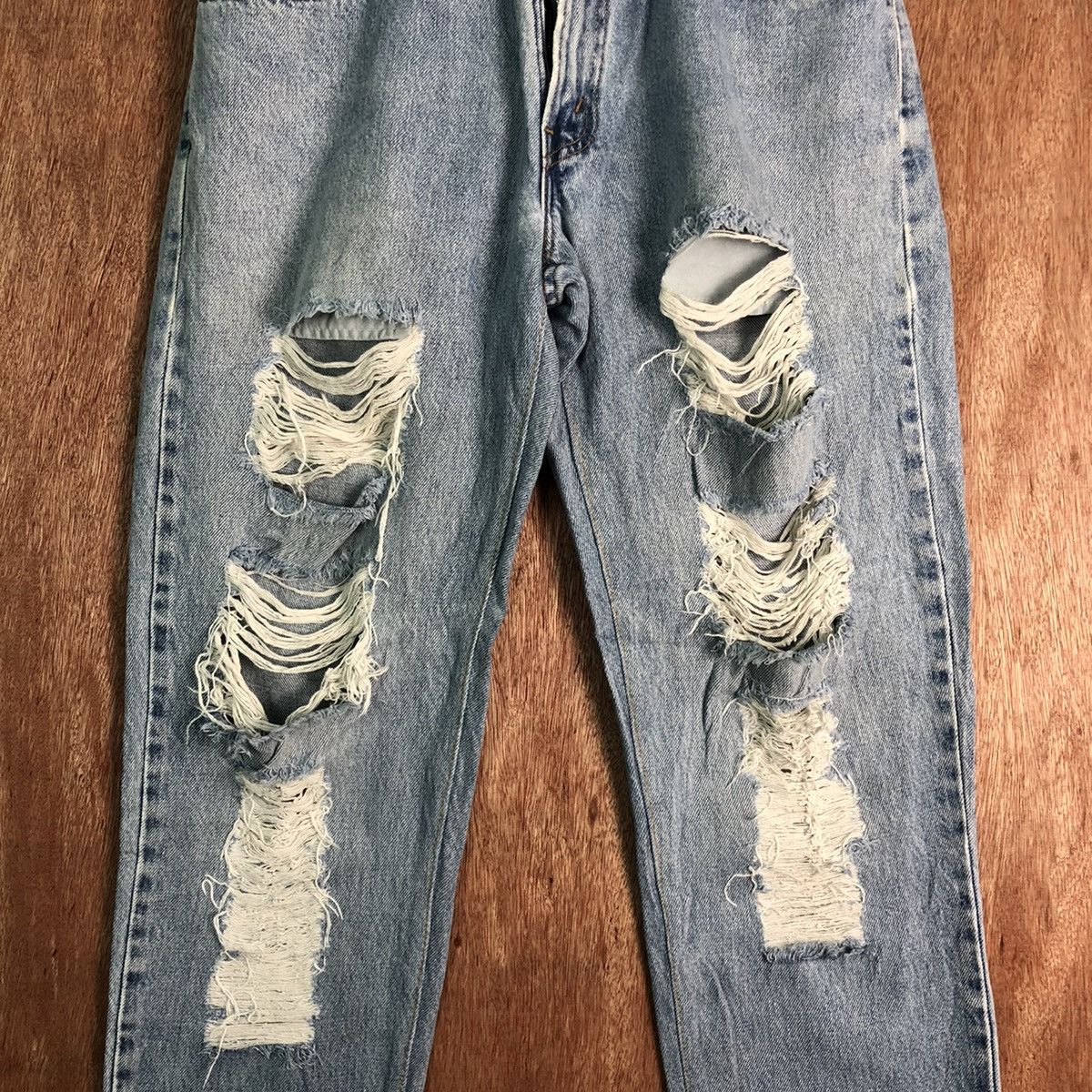 Levi's DLL Levi's Vintage distressed thrased Denim Pants #c142 Size US 30 / EU 46 - 4 Thumbnail